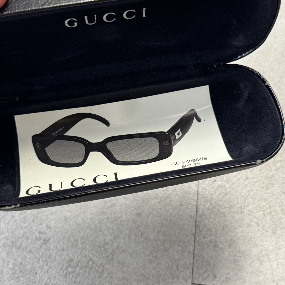 Gucci Gucci GG 2409/N/S Square Sunglasses Size ONE SIZE - 6 Thumbnail