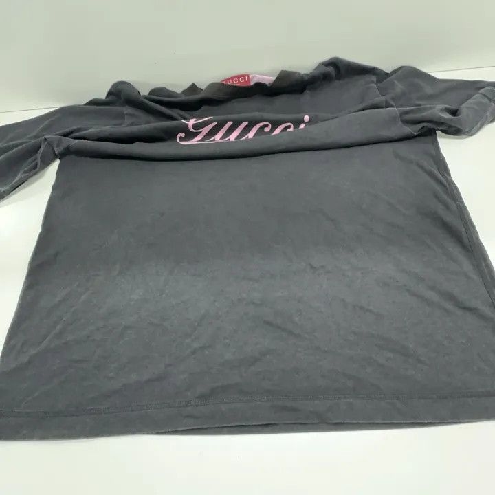 Gucci Gucci Gucci Black Logo Short Sleeve T-Shirt -2506 Size US XL / EU 56 / 4 - 2 Thumbnail