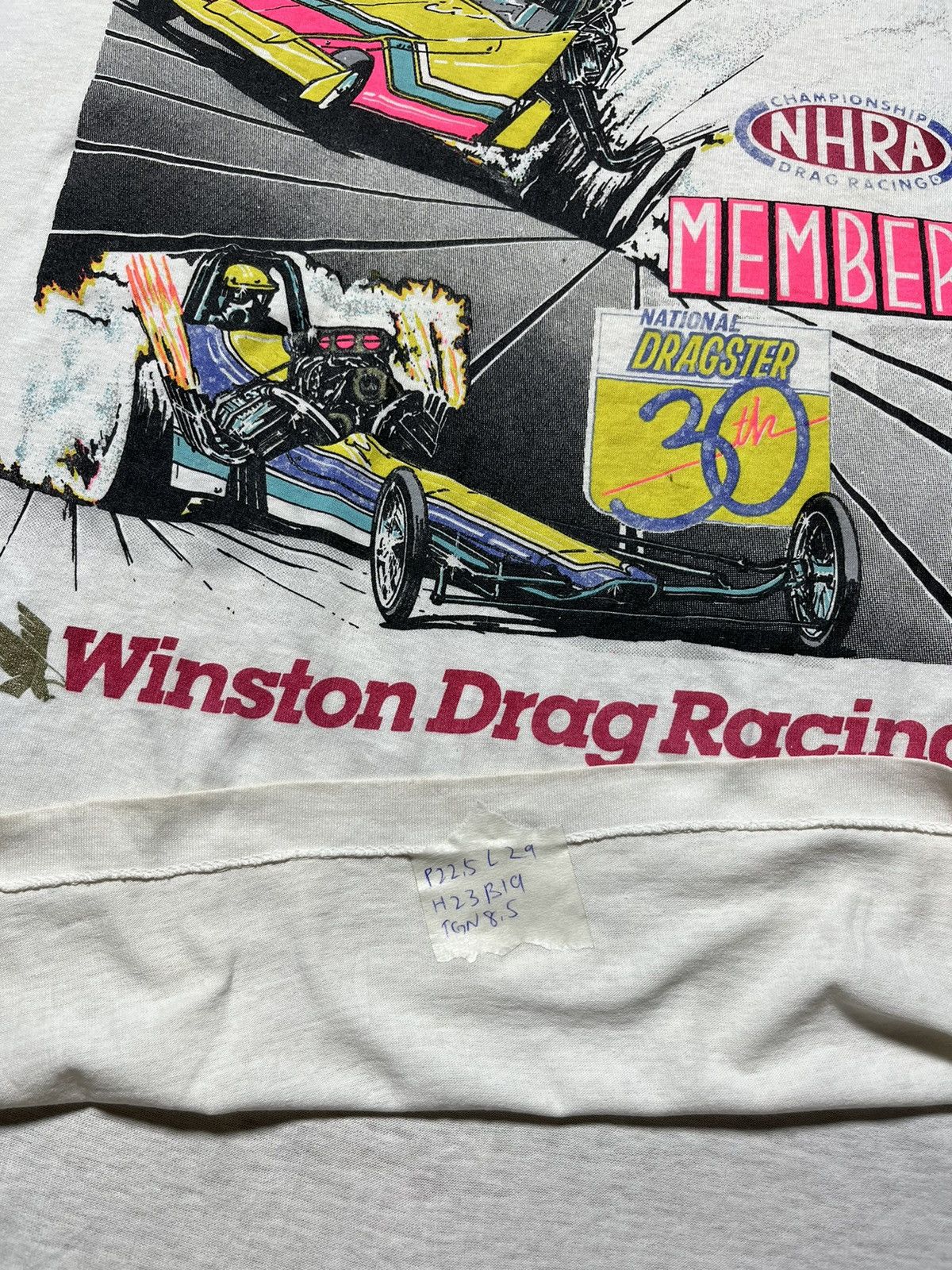 Vintage 🔥Rare Vintage Winston Drag Racing Big Logo 90s USA Size US L / EU 52-54 / 3 - 8 Thumbnail