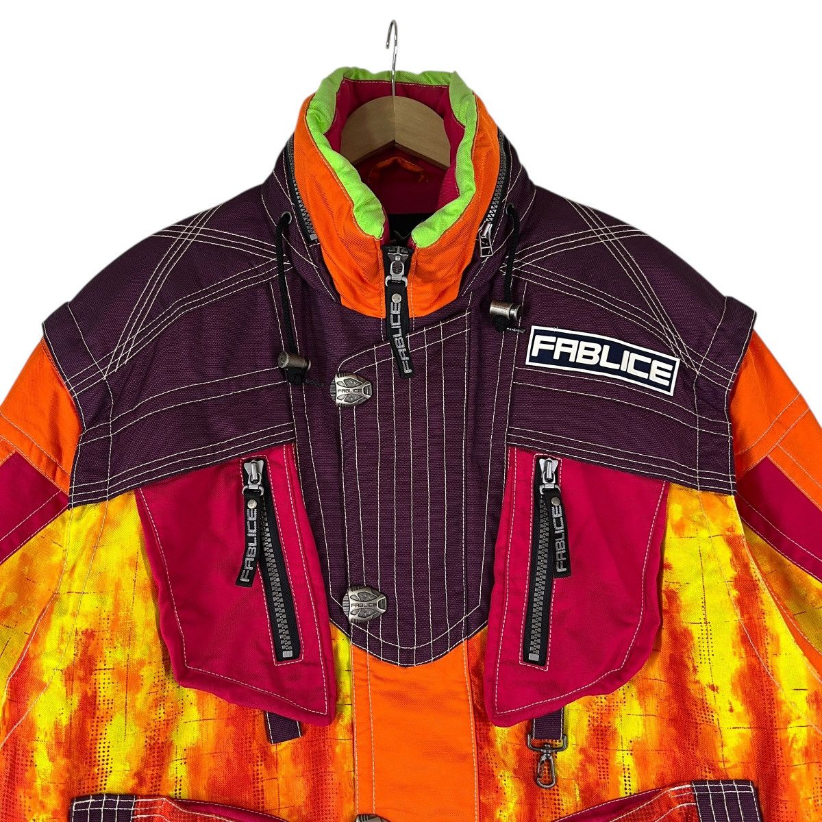 Japanese Brand Vintage Fablice Japan Team Thinsulate Insulation Jacket Size US M / EU 48-50 / 2 - 6 Thumbnail
