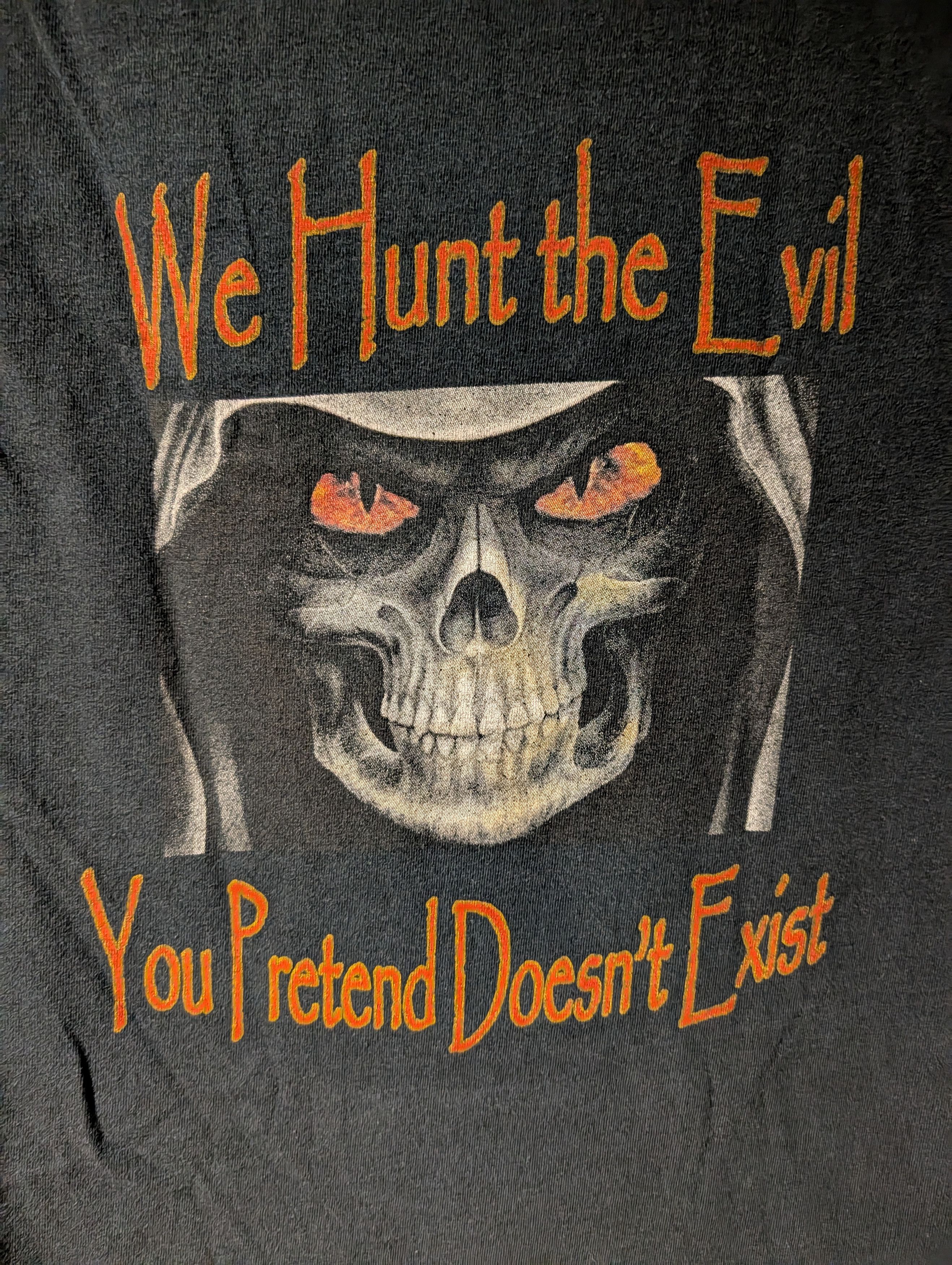 Gildan Vintage Y2K Pennsylvania Narcotic Officers' We Hunt T-Shirt Size US M / EU 48-50 / 2 - 2 Thumbnail