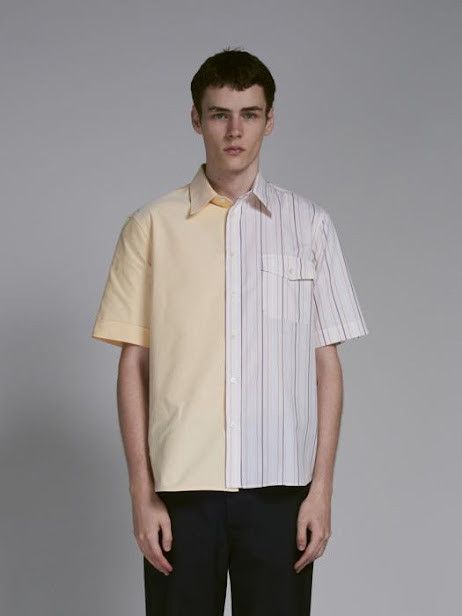 Marni oc11z0525 Cotton Poplin Shirt in Multicolor Size US S / EU 44-46 / 1 - 1 Thumbnail