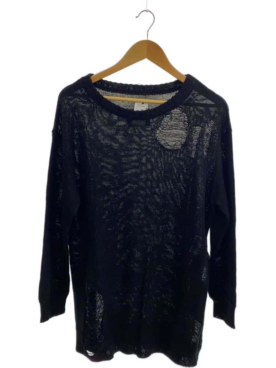 Yohji Yamamoto Distressed Knit Sweater Size US M / EU 48-50 / 2 - 1 Thumbnail