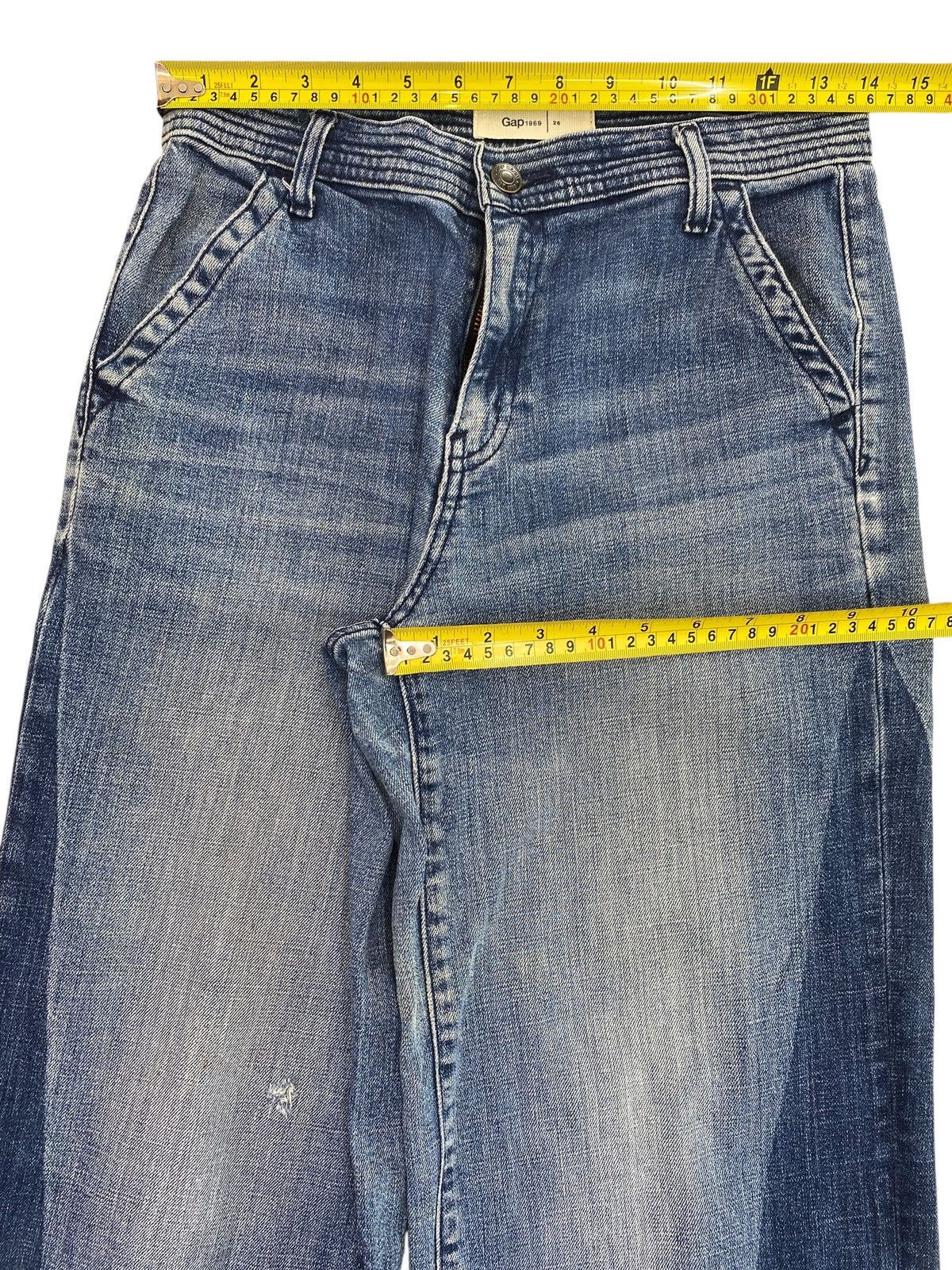Gap Gap Brand Baggy Jeans Faded Wash Style Size US 28 / EU 44 - 10 Thumbnail