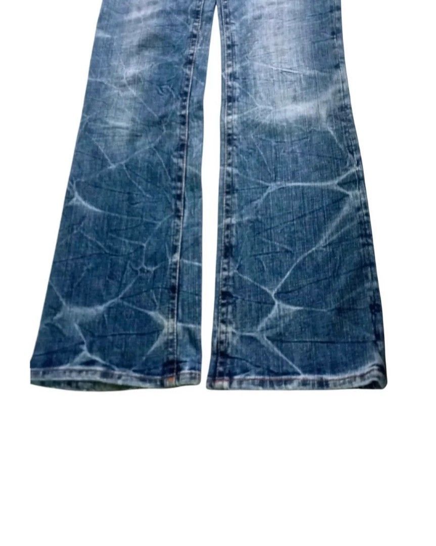 Hysteric Glamour 💥Flare⭐oirin Jeans flare denim nice design Size US 31 - 6 Thumbnail
