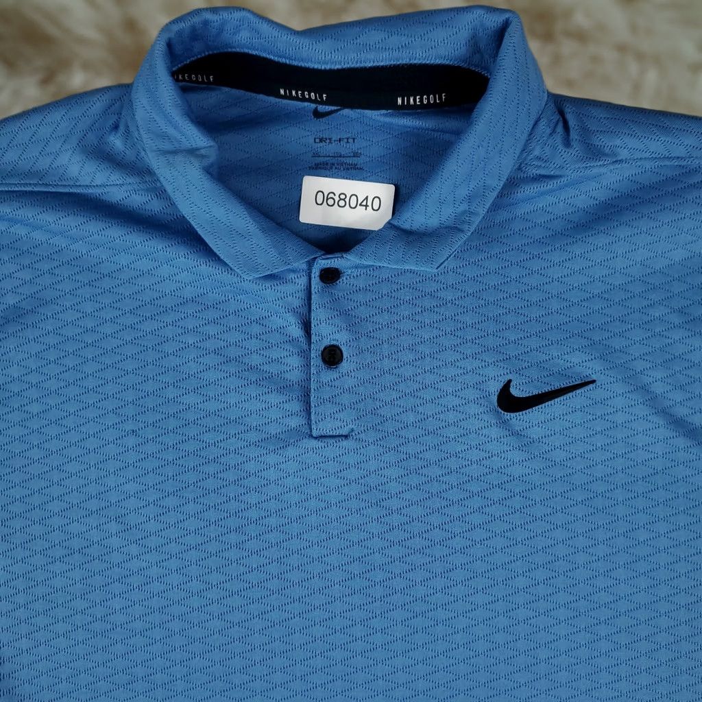 Nike Nike Polo Shirt Mens 2XL Blue Golf Casual Short Sleeve Polo Nike Dri-Fit Modern Preppy Sports Mens Size US XXL / EU 58 / 5 - 1 Thumbnail