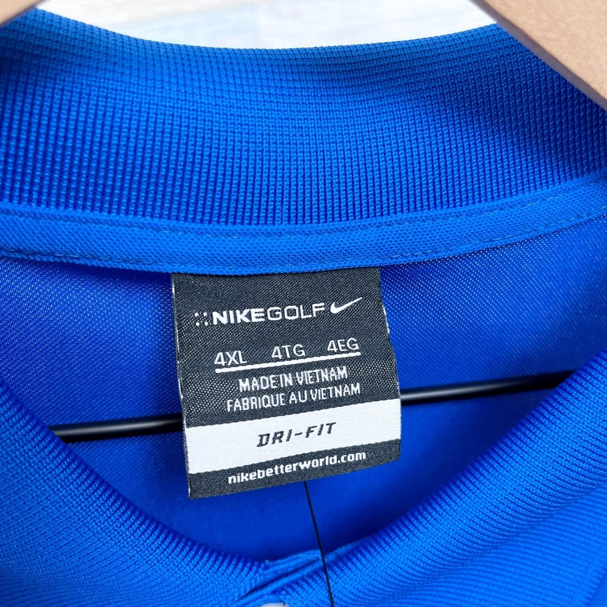 Nike Safelite AutoGlass Nike Dri Fit Polo Shirt Blue Employee 4XL Size US XXL / EU 58 / 5 - 8 Thumbnail