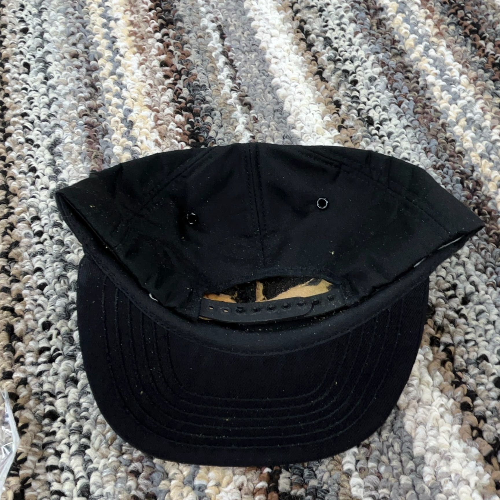Vintage VINTAGE Farming Trucker Hat Cap Snapback Black USA Seed Crop Farm 1980s 90s G Trucker Hat Men Adjustable Size ONE SIZE - 4 Thumbnail