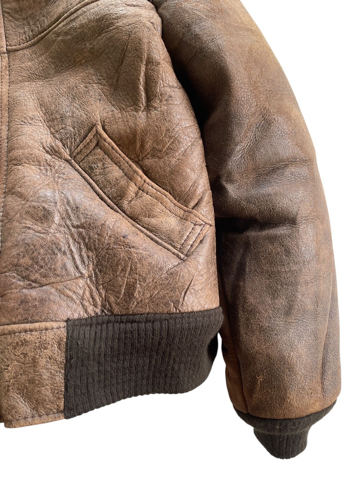 Vintage Vintage B-6 U.S Sheepskin International Flight USA Jacket Size US L / EU 52-54 / 3 - 14 Thumbnail