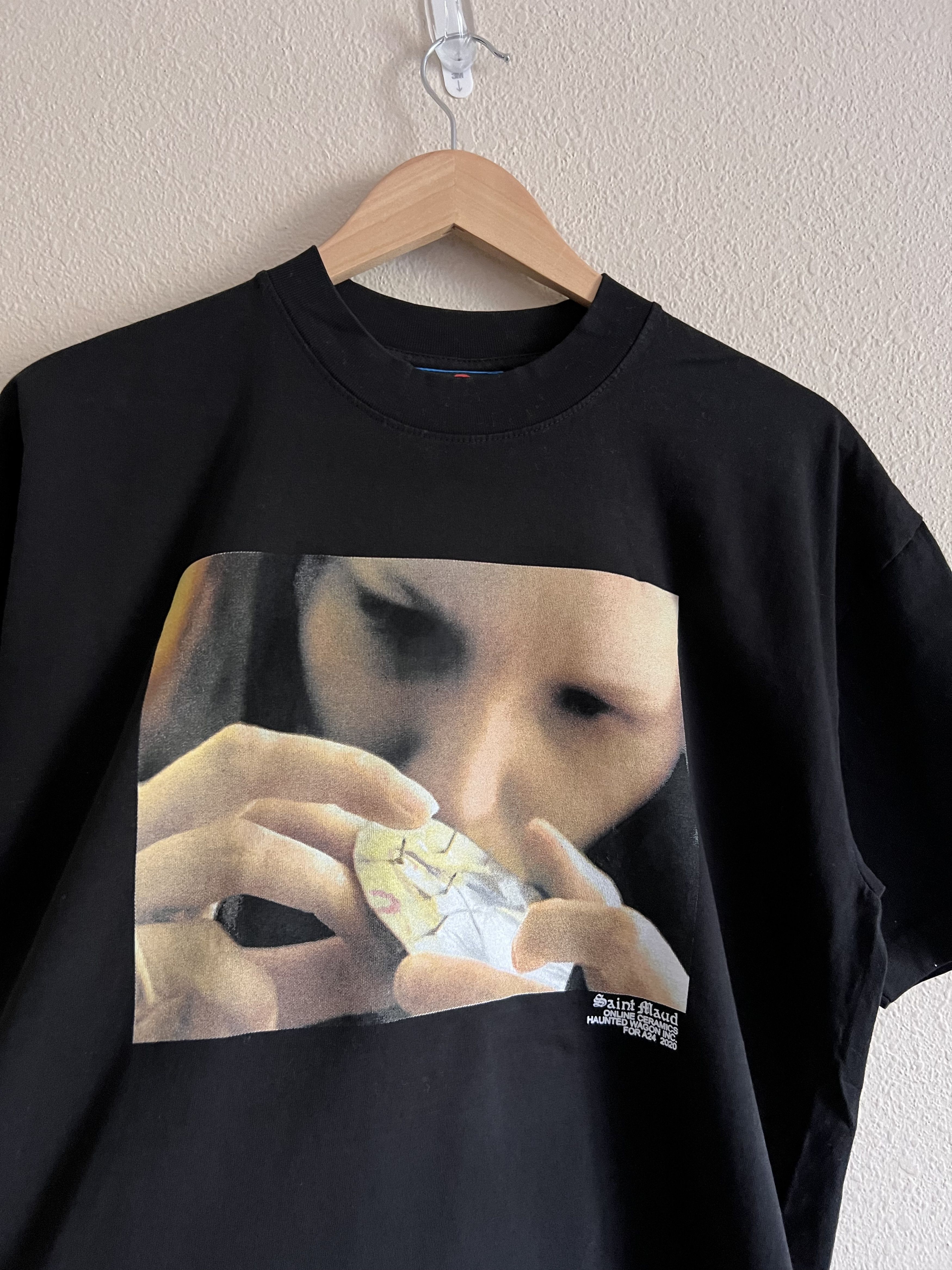 A24 × Online Ceramics Online Ceramics A24 Saint Maud To Save a Soul Tee Size US M / EU 48-50 / 2 - 4 Thumbnail