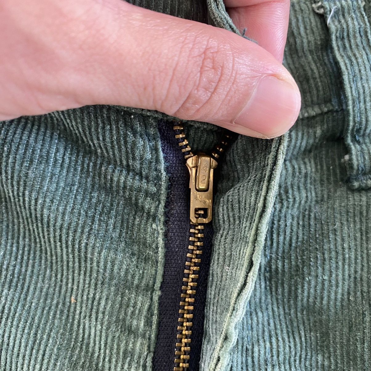 Levi's Vintage 1973 Levis 646 Faded Green Corduroy Flared Jeans Size US 31 - 10 Thumbnail