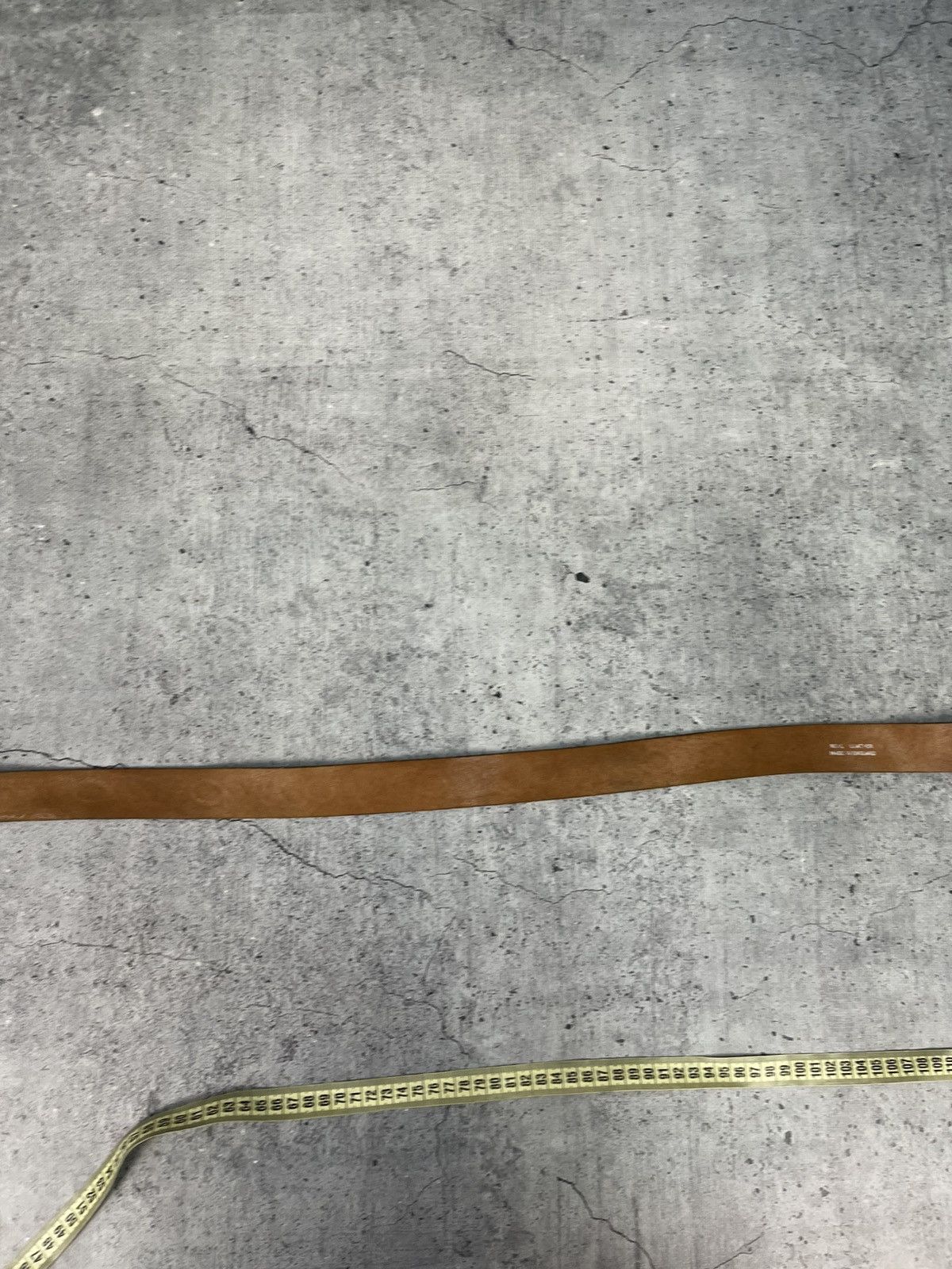 Japanese Brand Vintage Leather Y2K Avant-garde Distressed Brown Metal Belt Size ONE SIZE - 12 Thumbnail