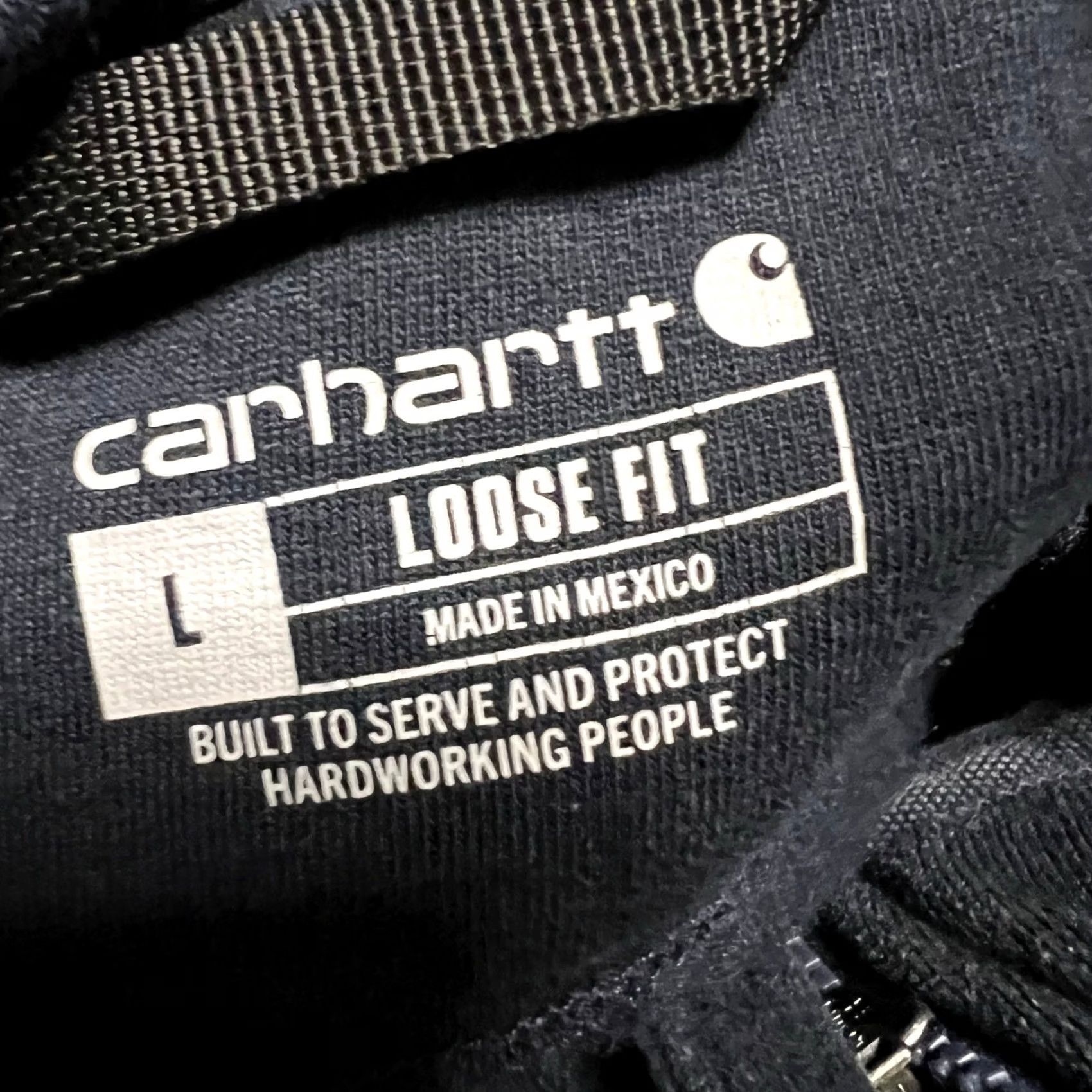 Carhartt Carhartt Sweatshirt Mens Large Midweight 1/4 Zip Navy Blue Loose Fit Nutek Sweatshirt Mens Large Navy Blue Trend Size US L / EU 52-54 / 3 - 7 Thumbnail