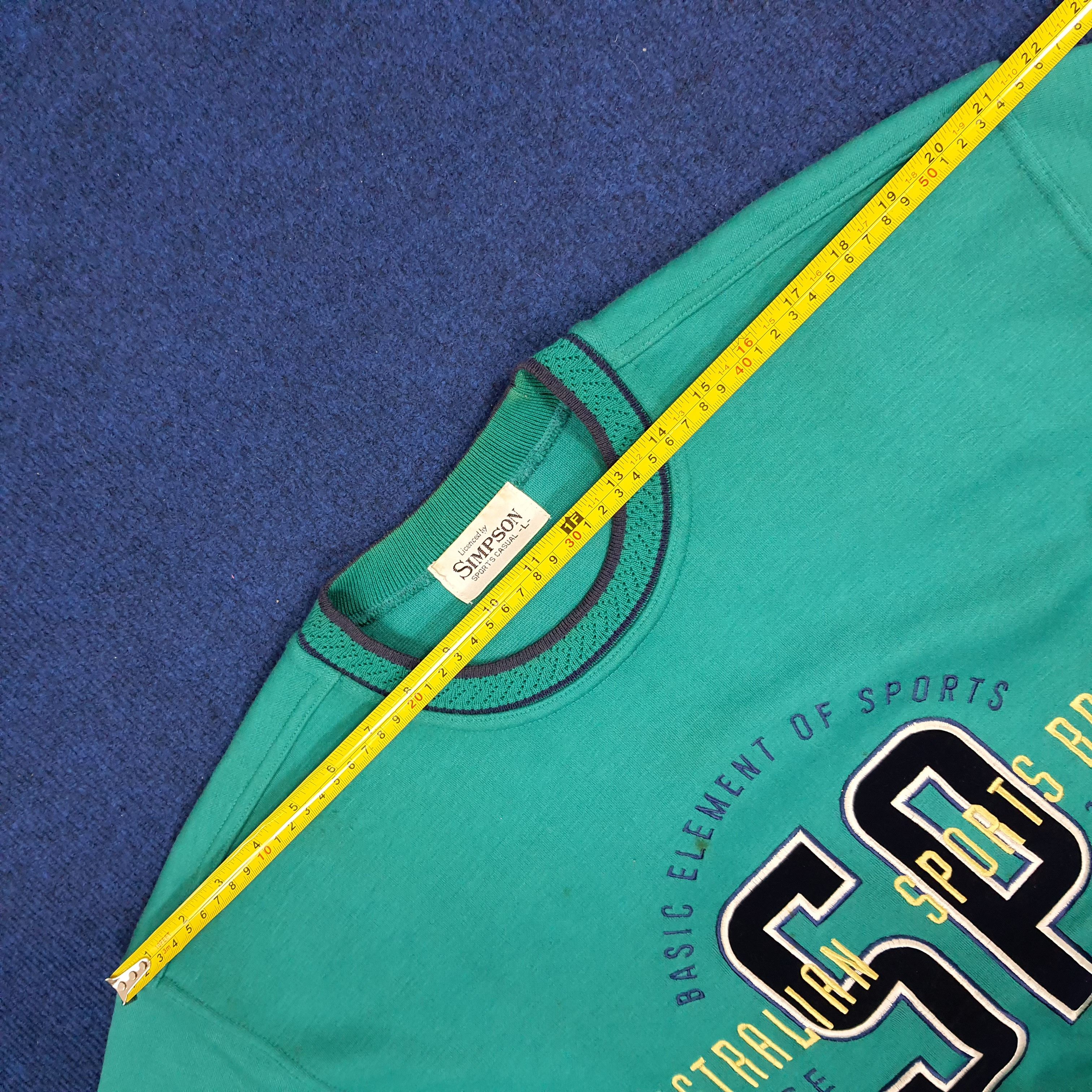 The Simpsons × Vintage Vintage The Simpson Australian Sports Brand Sweatshirt Size US M / EU 48-50 / 2 - 9 Thumbnail