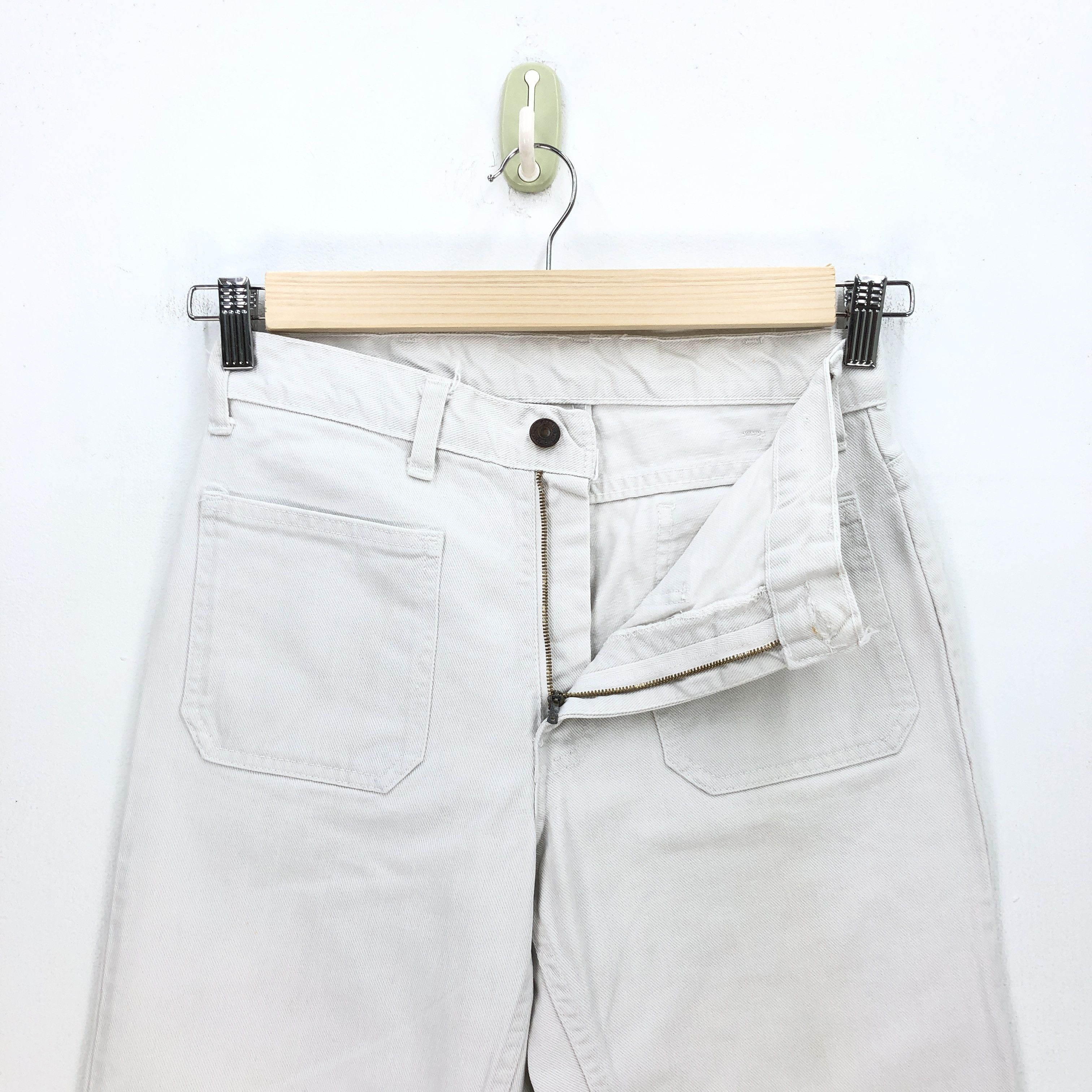 If Six Was Nine Vintage Levi's Bootcut Jeans Flare Levis Wide Leg Bush Pants Size 28" / US 6 / IT 42 - 6 Thumbnail
