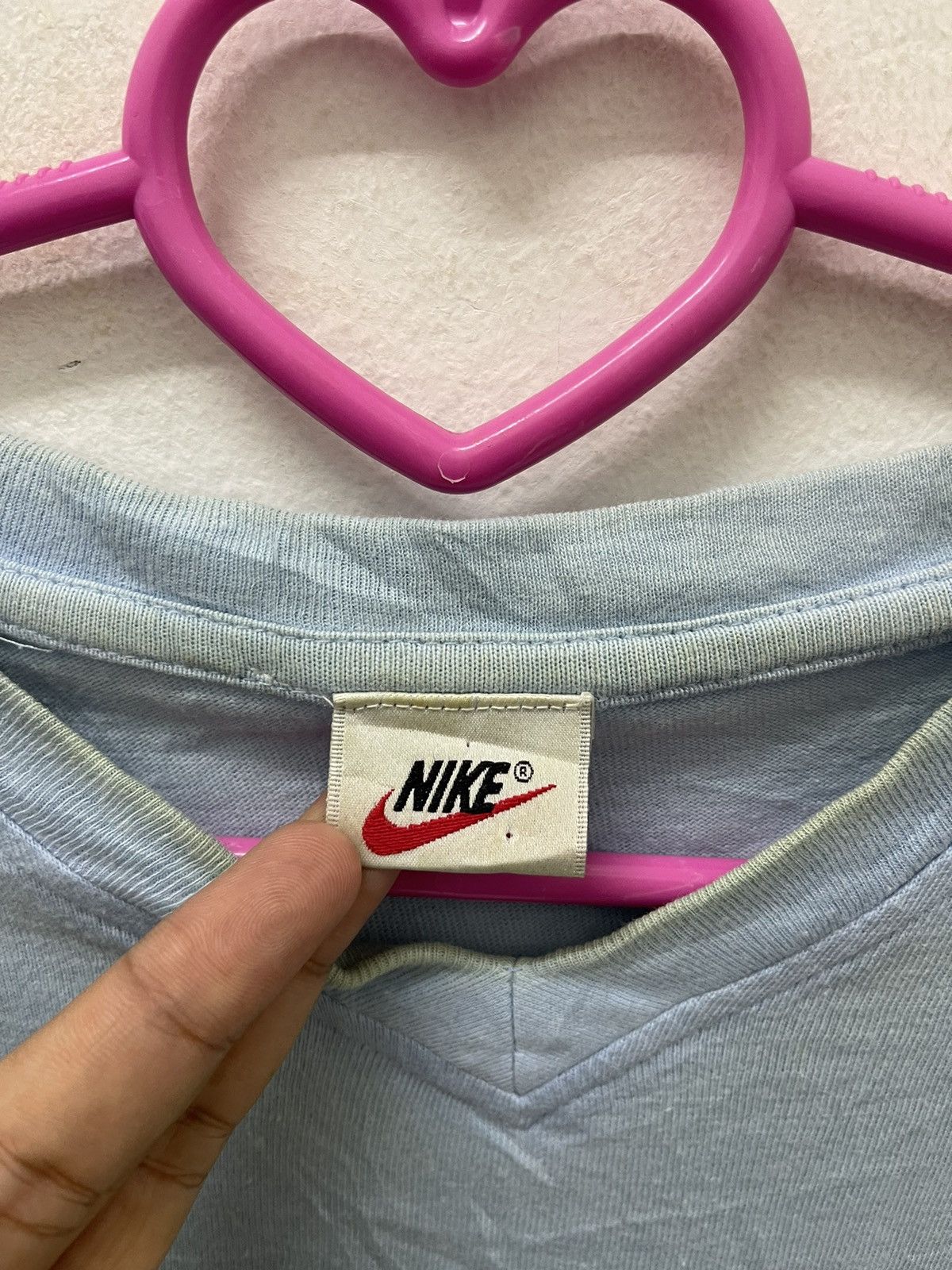 Nike Rare 90s Vintage NIKE Swoosh Sewn Logo Size US L / EU 52-54 / 3 - 3 Thumbnail