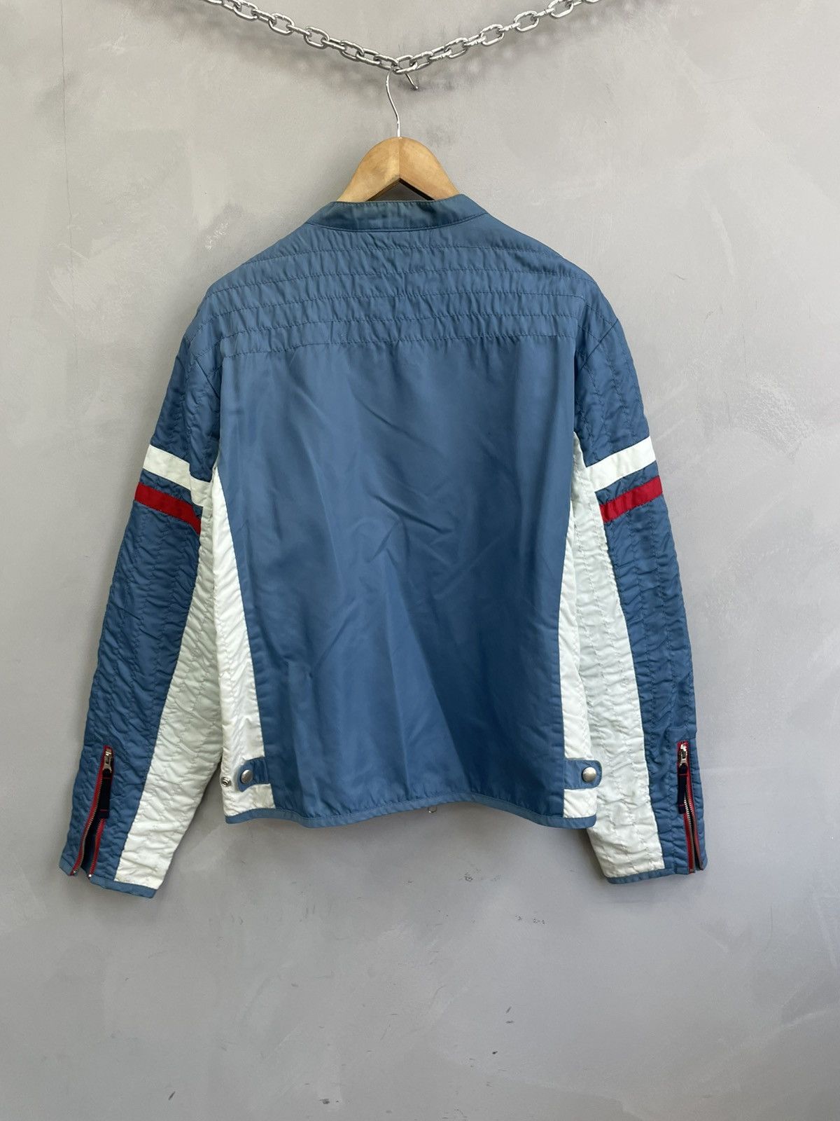 Energie Energie nylon racing moto jacket cropped y2k Size US XL / EU 56 / 4 - 9 Thumbnail