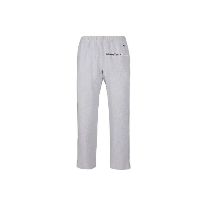 Off-White Off-White Gray Logo Design Casual Pants 0079 Size US 28 / EU 44 - 1 Thumbnail