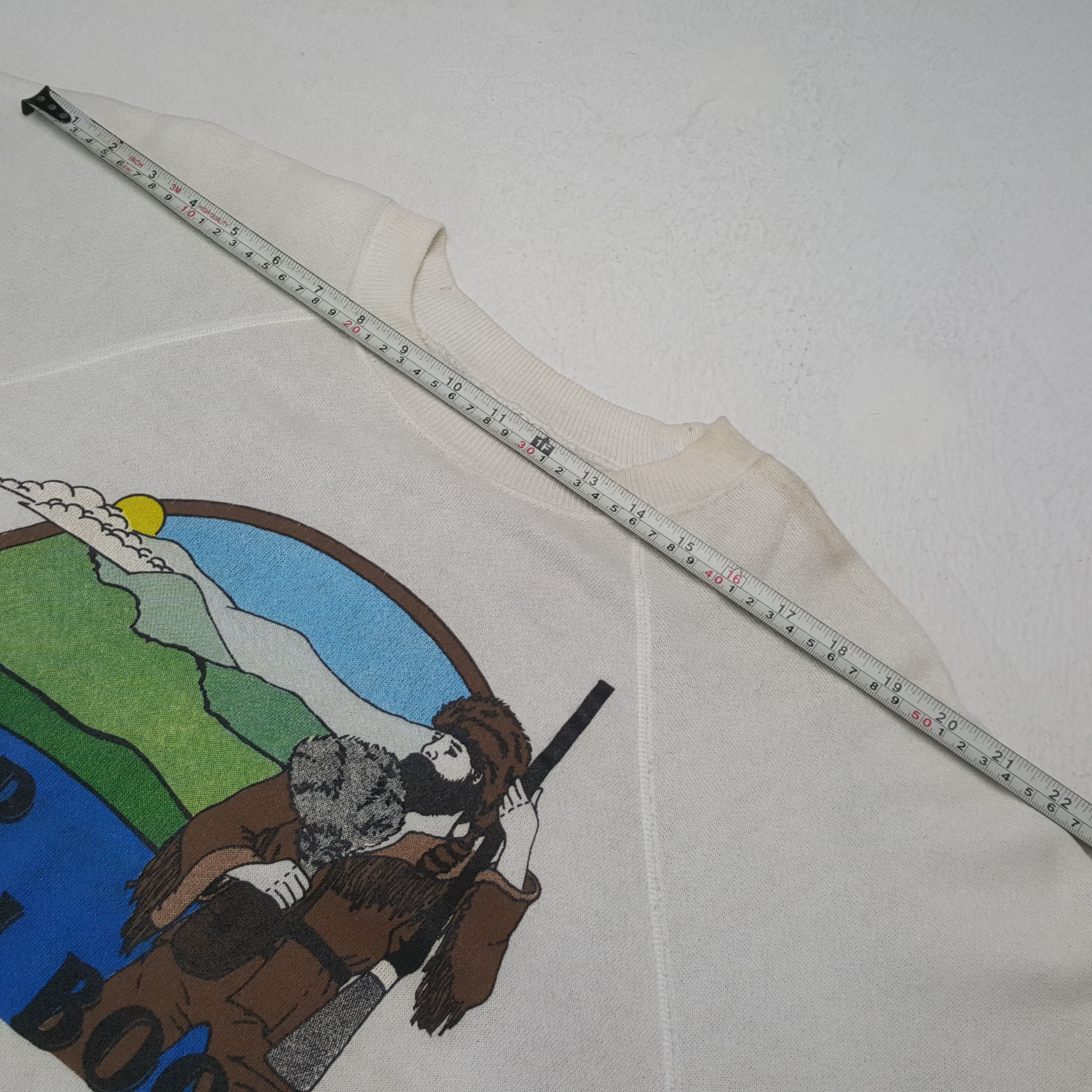 Hanes CAM DANIEL BOONE Streetwear Vintage Sweatshirt C286N13 Size US L / EU 52-54 / 3 - 6 Thumbnail