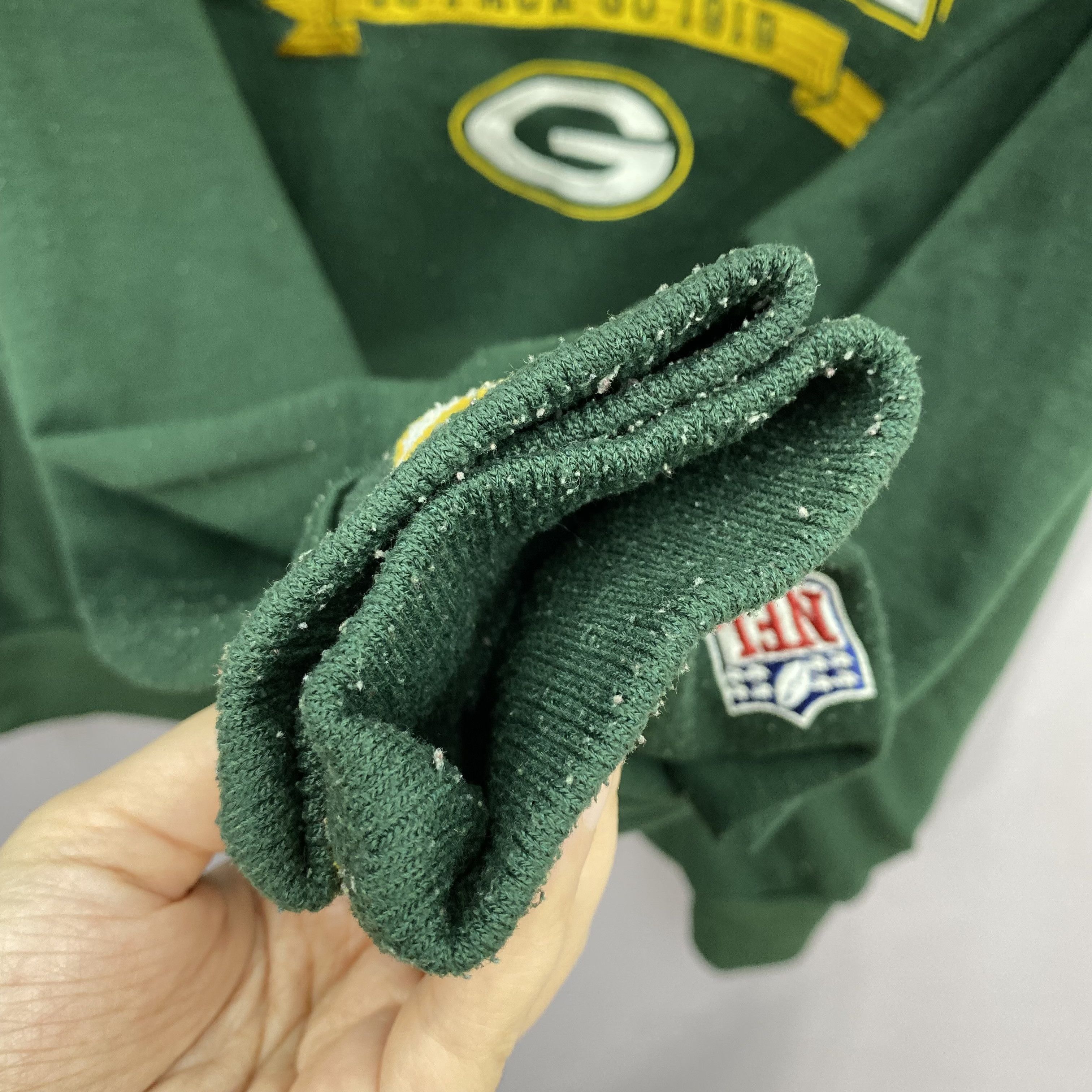 NFL Vintage 90s Green Bay Packers Sweatshirt NFL Football Size US XXL / EU 58 / 5 - 5 Thumbnail