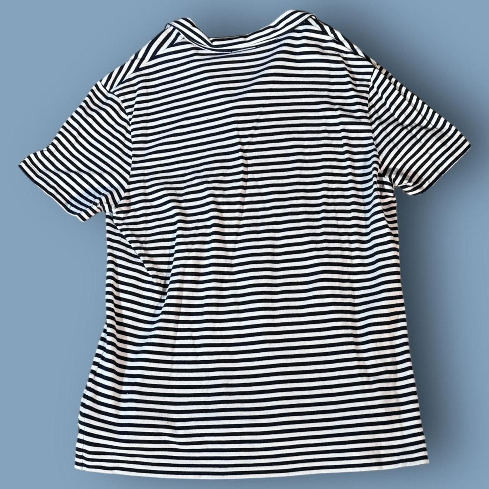 Polo Ralph Lauren White & Black stripped Polo Ralph Lauren polo Size US XL / EU 56 / 4 - 5 Thumbnail