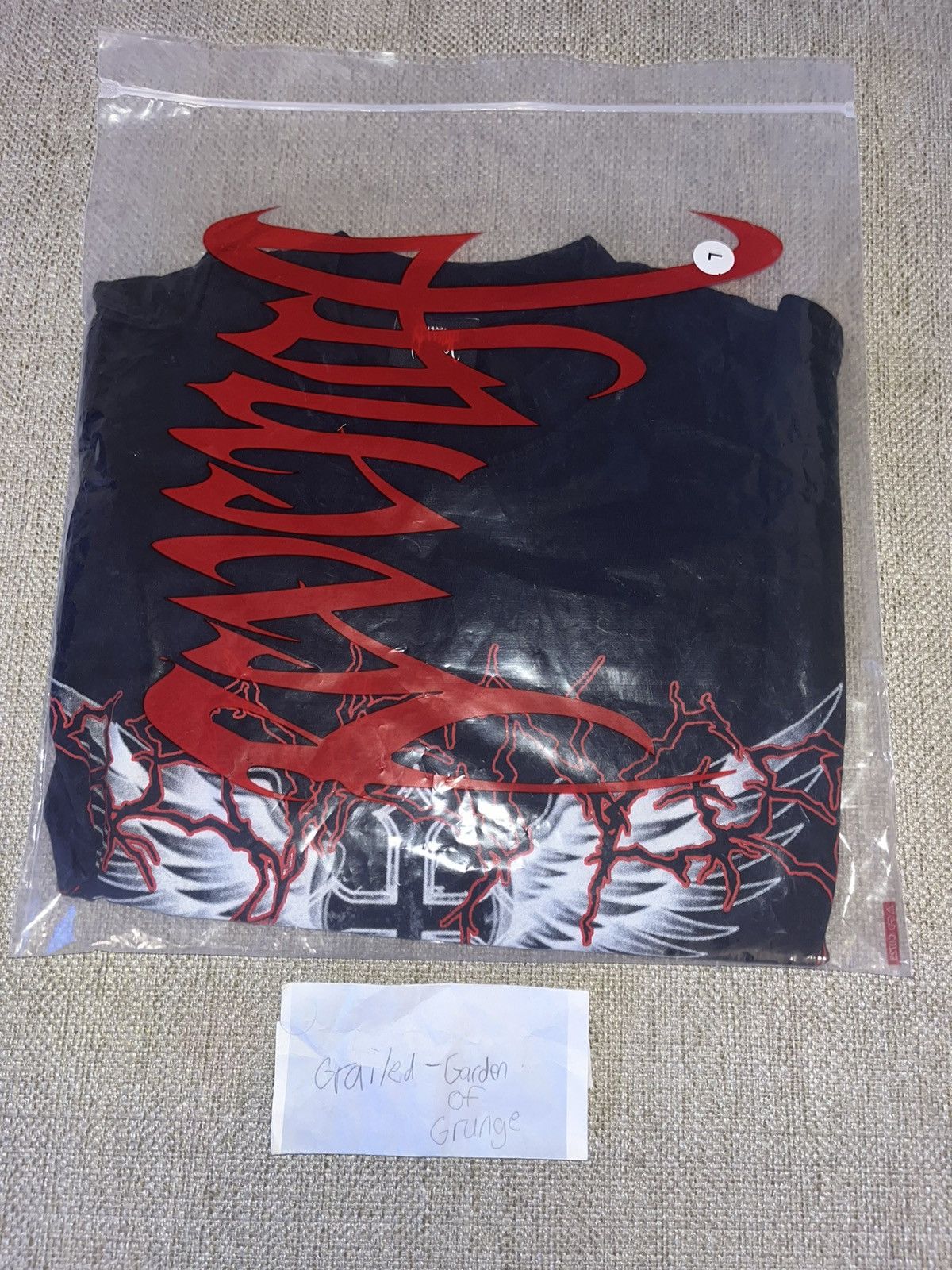 Revenge Revenge Lightning Reaper Black Tee Brand New Size US L / EU 52-54 / 3 - 3 Thumbnail