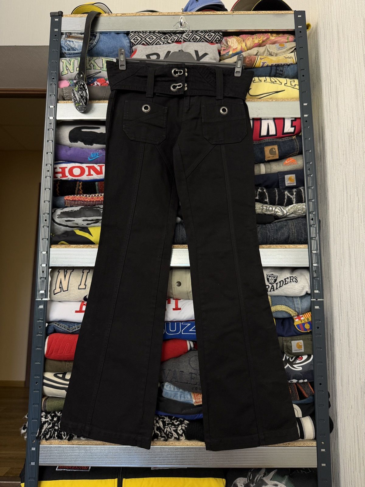 Diesel Vintage Diesel Super Flared Belt Denim Tornado Mart Size US 27 - 1 Thumbnail