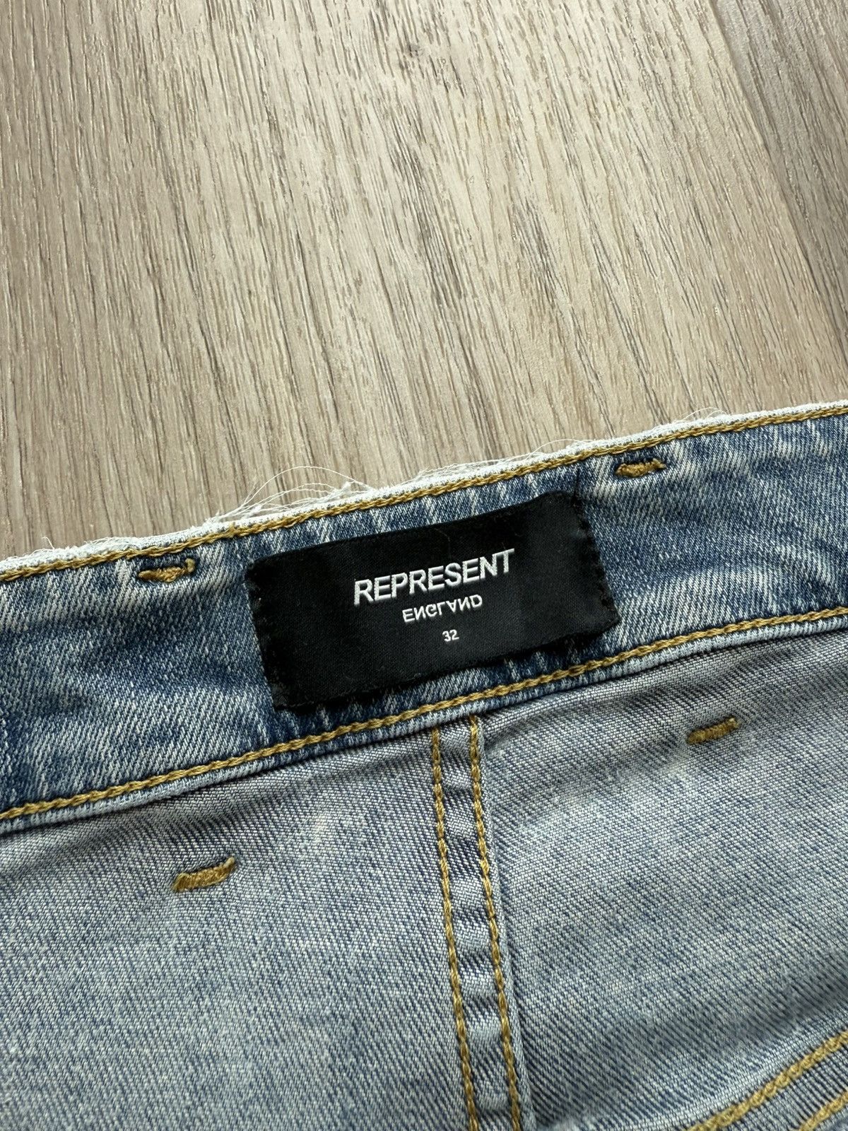 Represent Clo. Represent Essential Denim Distressed Jeans Slim Fit Size US 32 / EU 48 - 8 Thumbnail