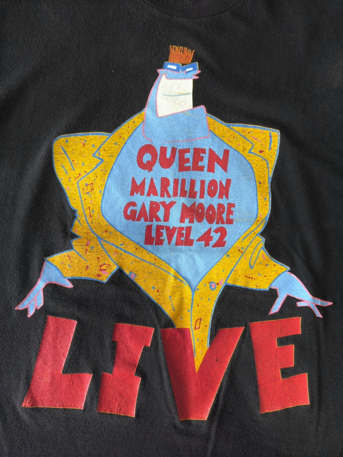 Band Tees 1986 Queen We Will Rock You Freddie 80s Germany Tour Shirt Size US M / EU 48-50 / 2 - 6 Thumbnail