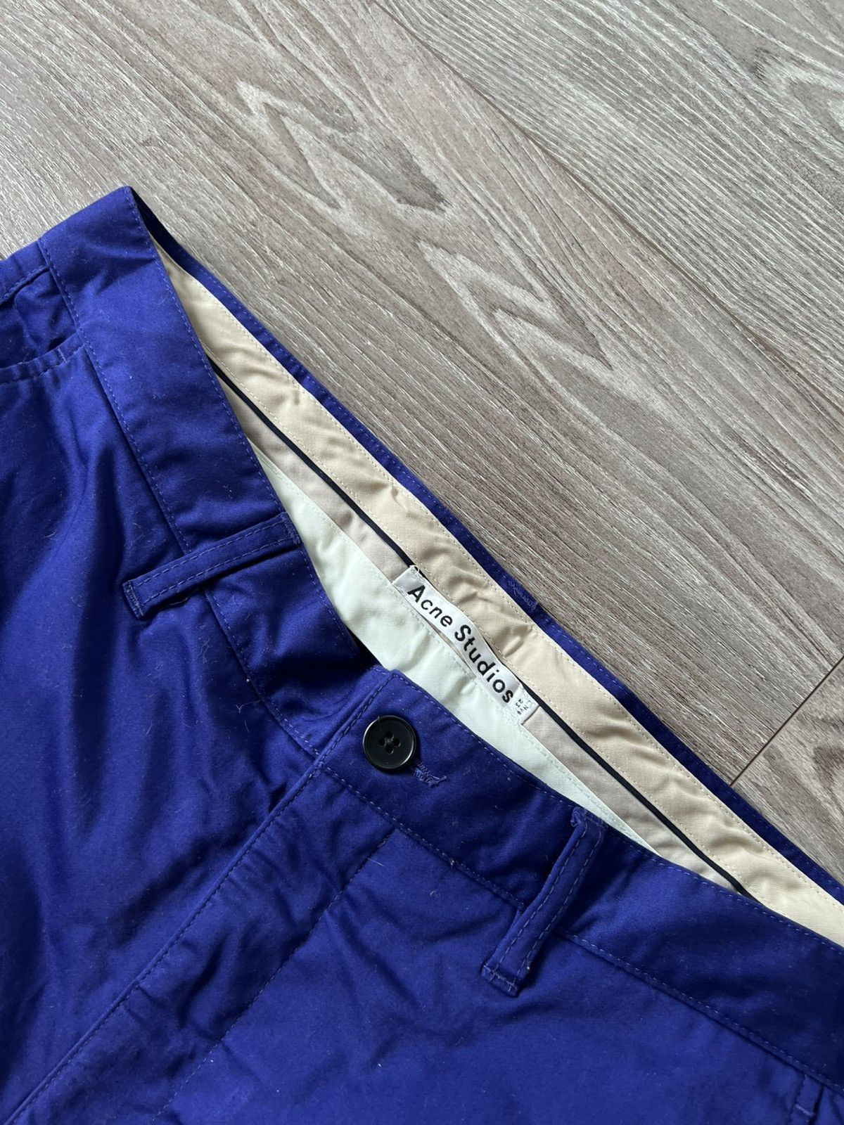 Acne Studios × Designer Archival Acne Studios Roc Satin Cotton Skinny Pants Size US 34 / EU 50 - 6 Thumbnail
