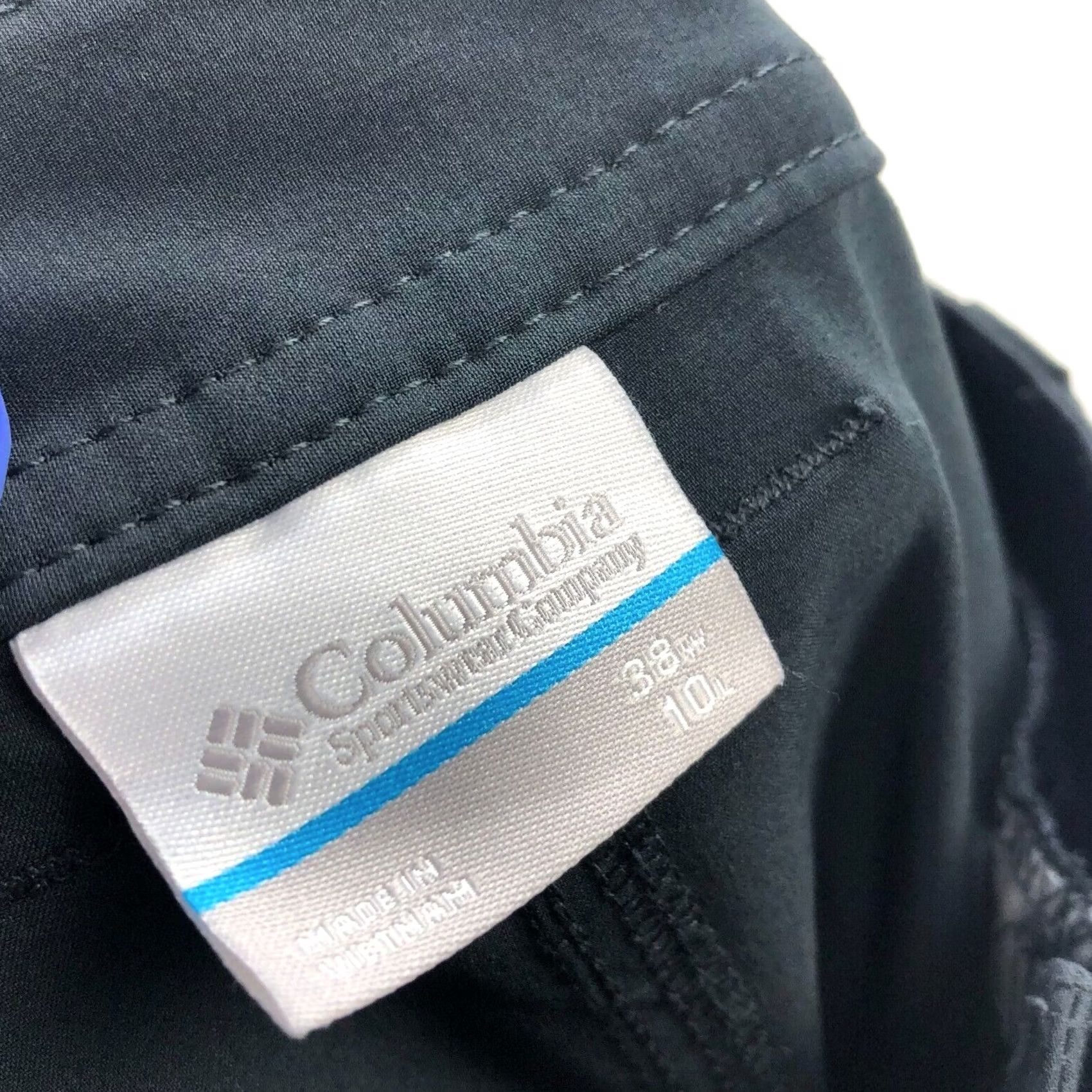 Vintage Columbia 38 Shorts Outdoor Hiking Trek Cargo Polyester Spandex 10" Fit 39W Size US 38 / EU 54 - 5 Thumbnail