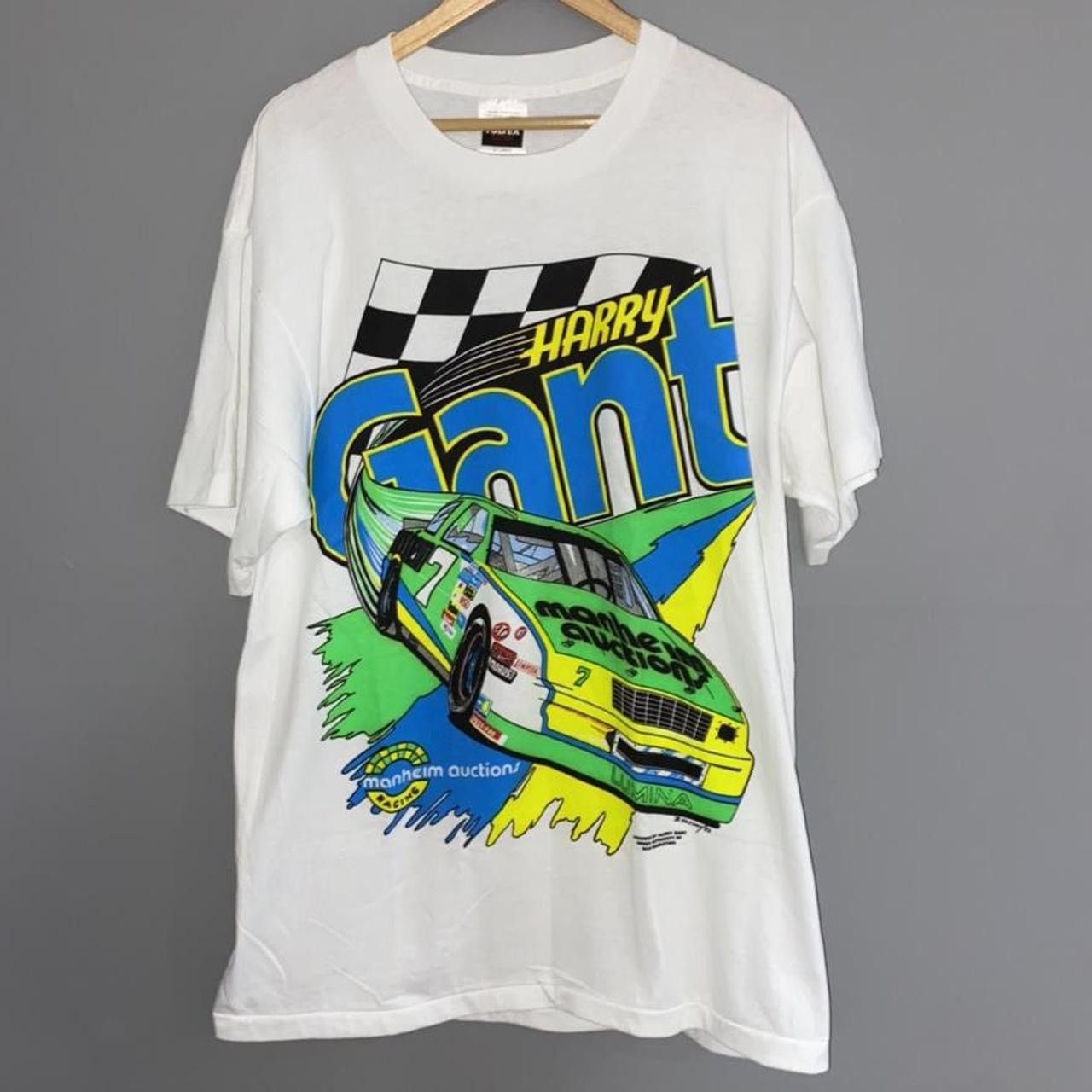 Vintage Vintage Harry Grant 90’s 90s nascar racing tee Size US XL / EU 56 / 4 - 2 Thumbnail