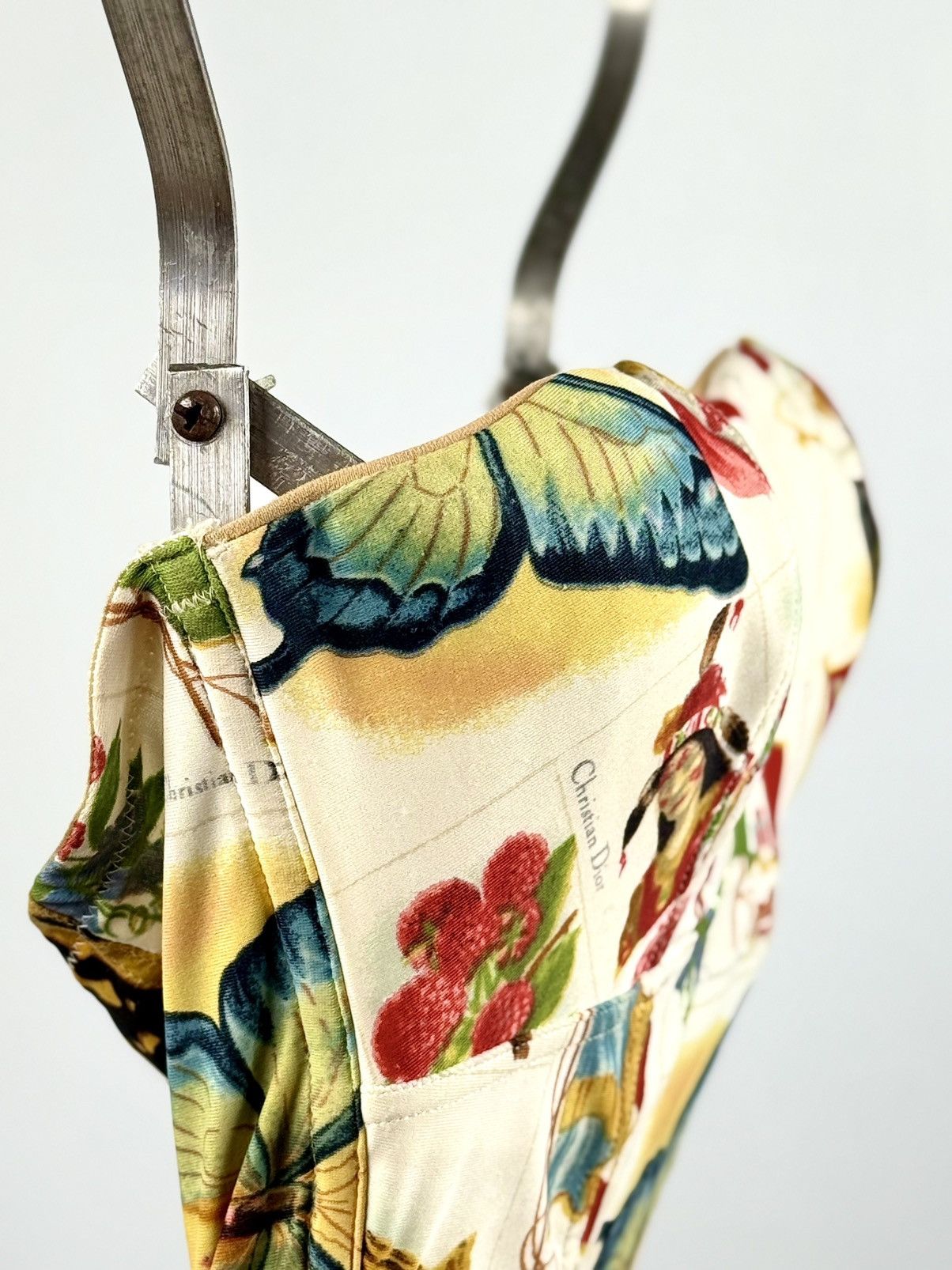 Dior Dior - John Galliano - SS/02 - Stamp Print - Bustier Corset Size XS / US 0-2 / IT 36-38 - 11 Thumbnail