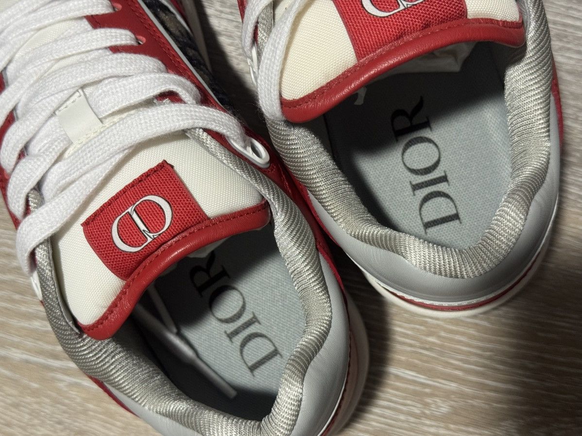 Dior Brand new red Dior oblique print trainers Size US 7 / EU 40 - 6 Thumbnail