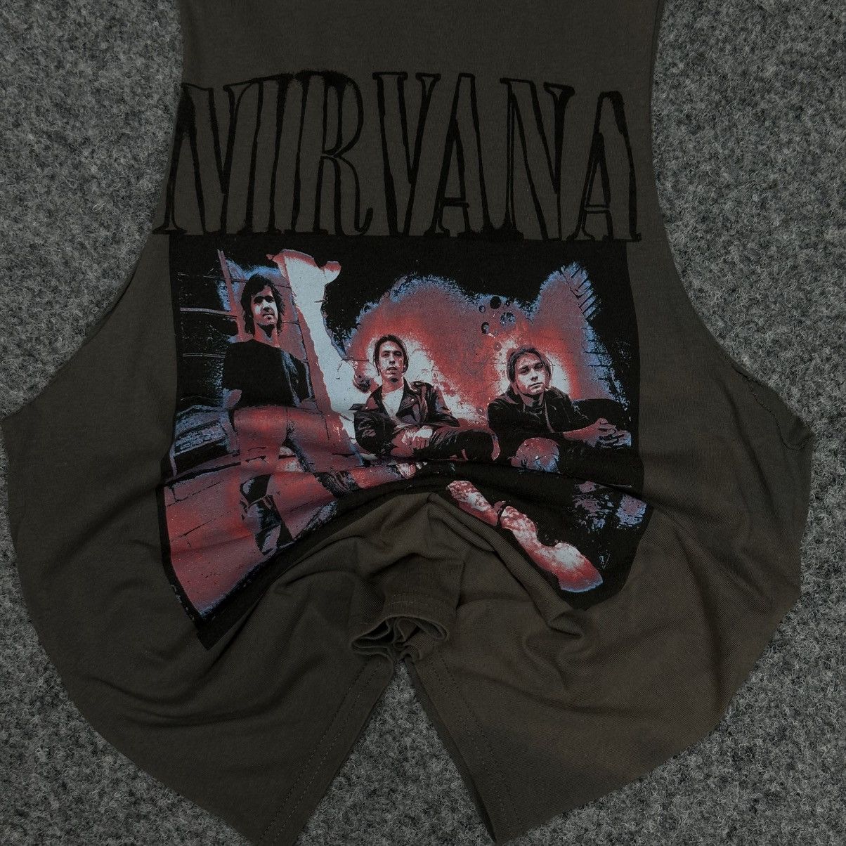 Nirvana VTG Adult Nirvana Tank Top Gray Size XS Band Rock 00s USA Size US XS / EU 42 / 0 - 5 Thumbnail