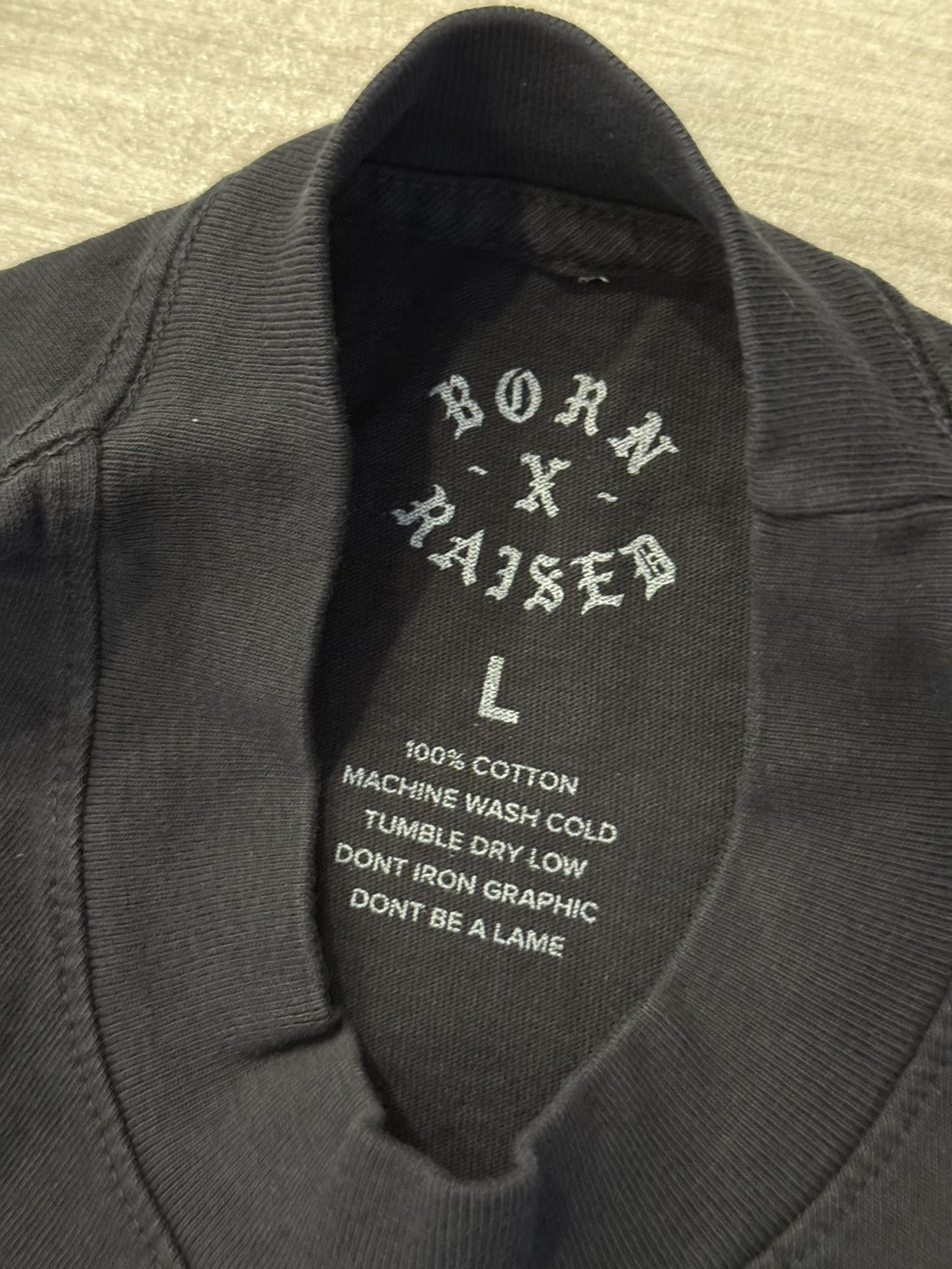 Born X Raised BORN X RAISED Los Angeles Smith Tee T-Shirt Black Sz L Large Size US L / EU 52-54 / 3 - 3 Thumbnail