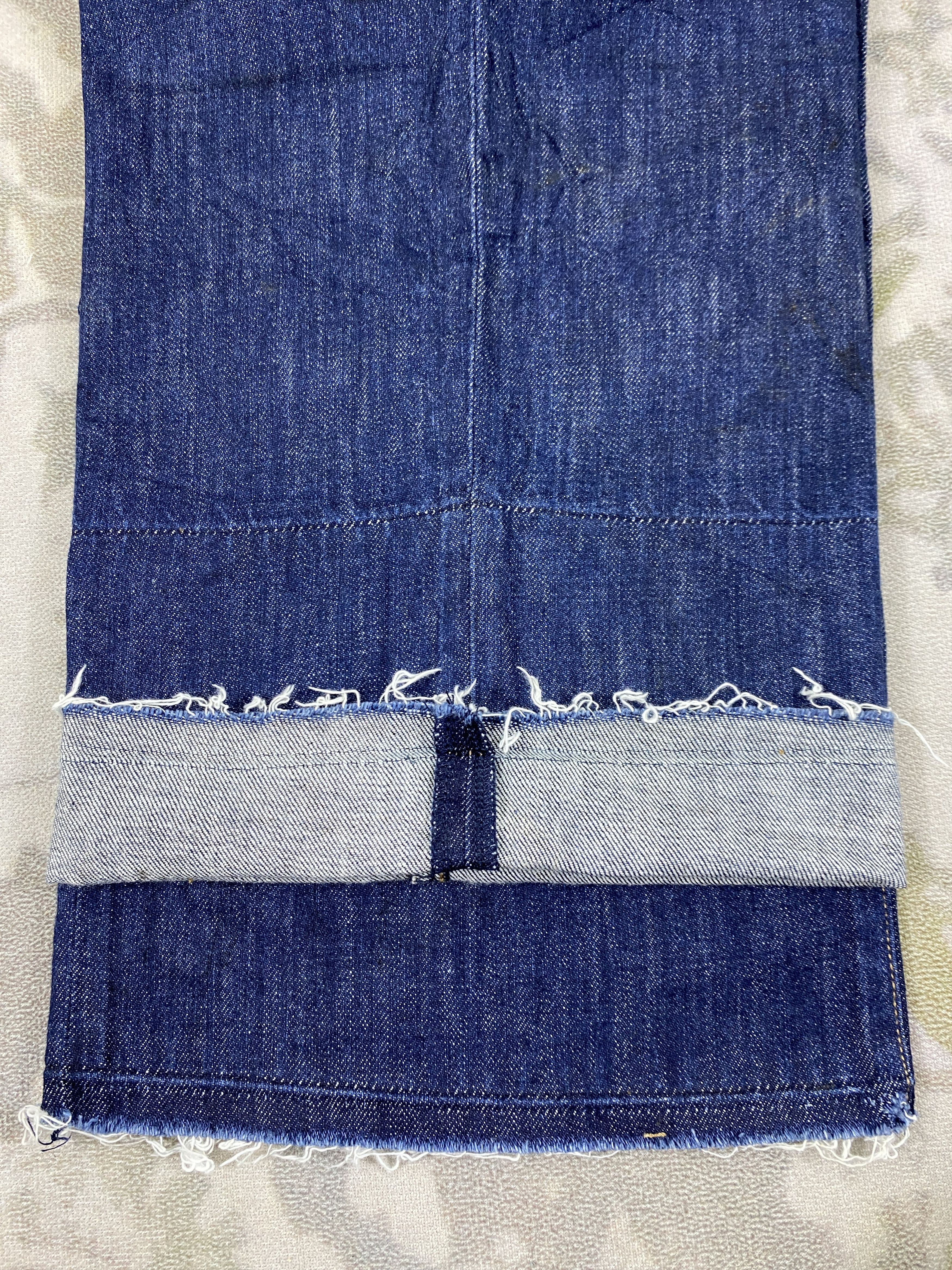 Yohji Yamamoto Vintage Baggy yohji yamamoto style Jeans 28x28 Denim- JN3882 Size US 28 / EU 44 - 12 Thumbnail