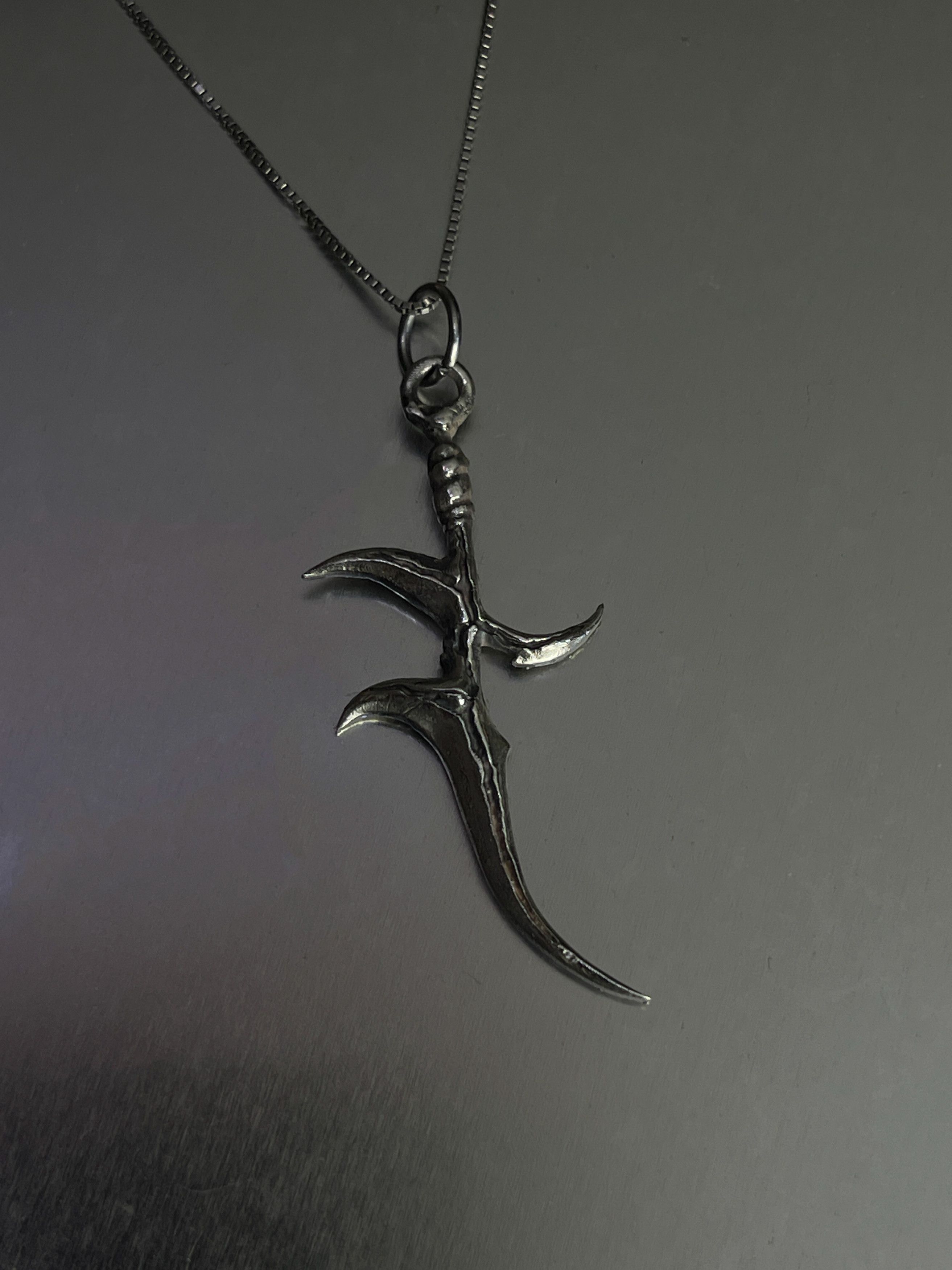 Japanese Brand Black Knife Elden RRing Sterling Silver Pendant Size ONE SIZE - 2 Thumbnail