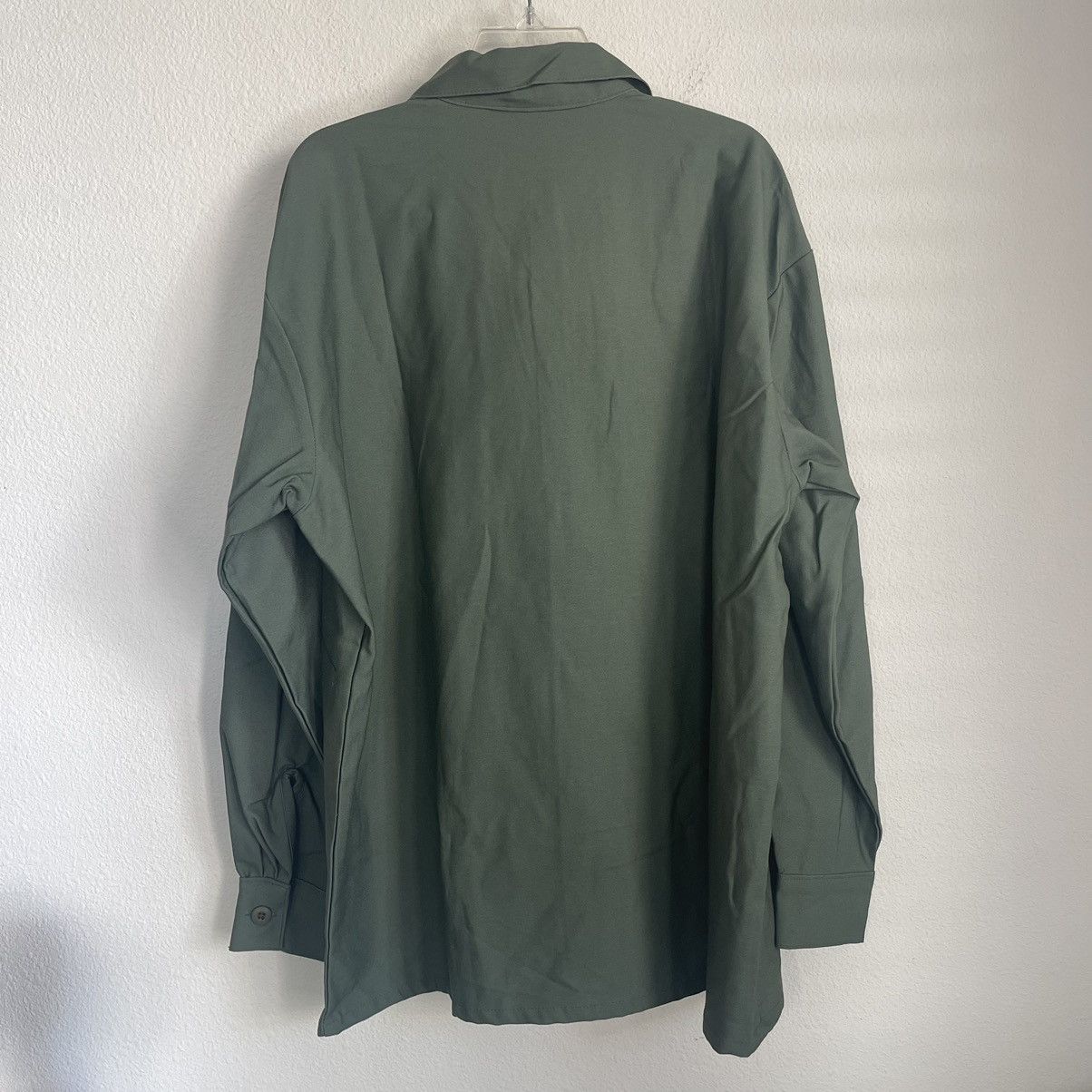 Stan Ray Stan Ray CPO Olive Green Button Down Double Pocket Shirt Size US XL / EU 56 / 4 - 7 Thumbnail