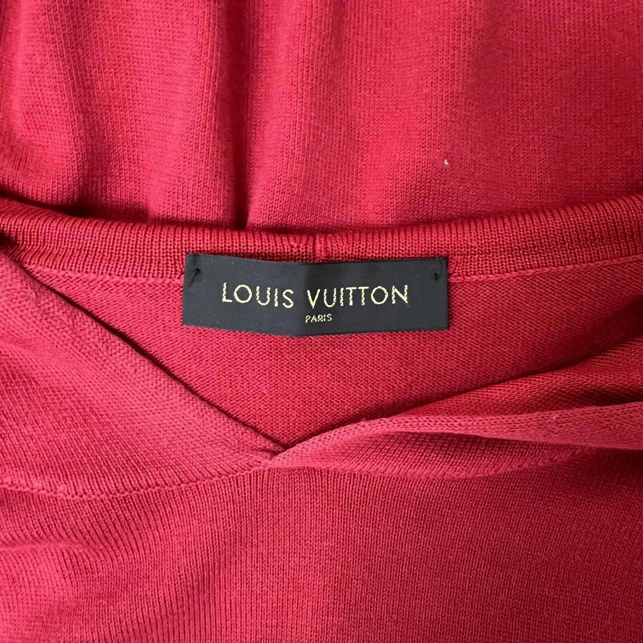 Louis Vuitton Louis Vuitton Red Hoody Size L / US 10 / IT 46 - 3 Thumbnail