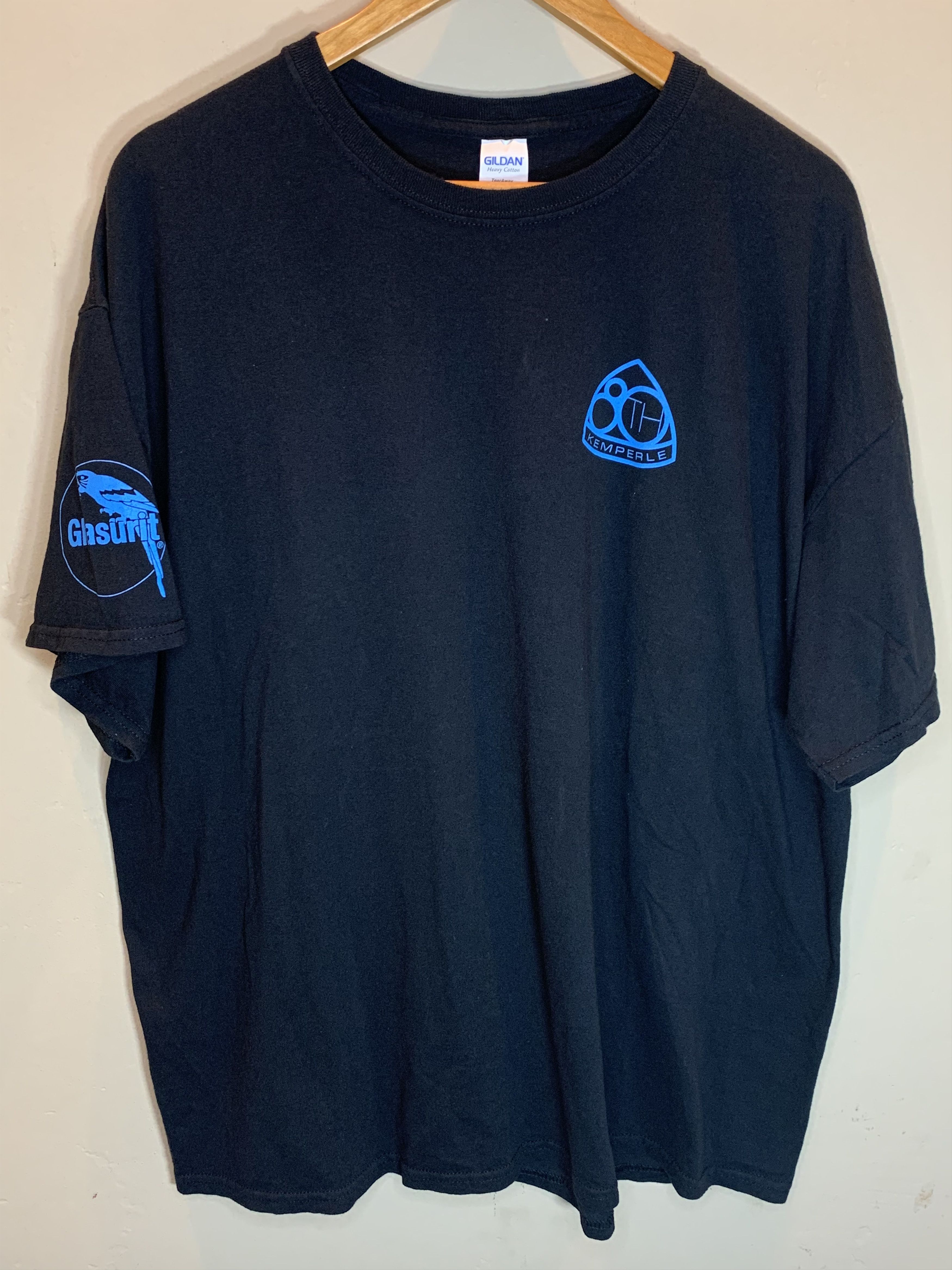 Vintage *RARE* Vintage Kemperle Pinup Old School Car Biker Art Shirt Size US XXL / EU 58 / 5 - 2 Thumbnail