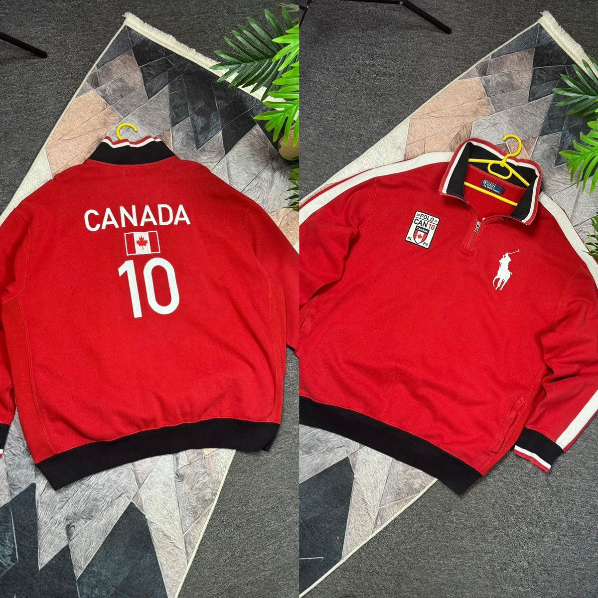Polo Ralph Lauren POLO RALPH LAUREN CANADA 🇨🇦 RERE VINTAGE BIG LOGO SIZE XXXL Size US XXL / EU 58 / 5 - 1 Thumbnail