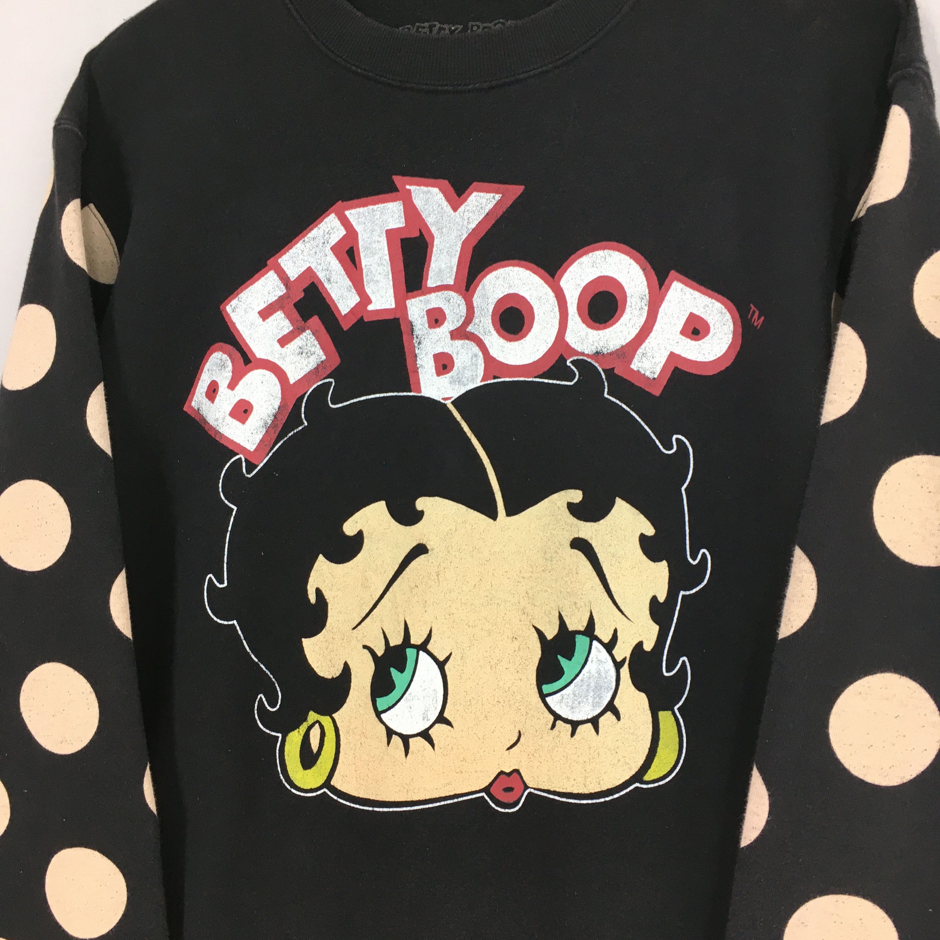 Disney × Vintage Betty Boop Sweatshirt Women Black Medium Size US M / EU 48-50 / 2 - 4 Thumbnail