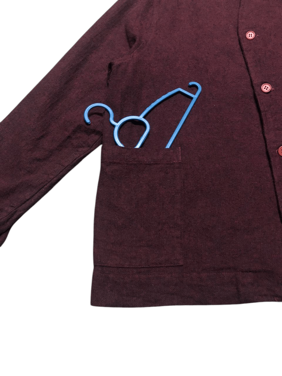 CP Shades × Vintage CP Shades Red Bistro Double Barreled Button Blazer Jacket Size L / US 10 / IT 46 - 9 Thumbnail