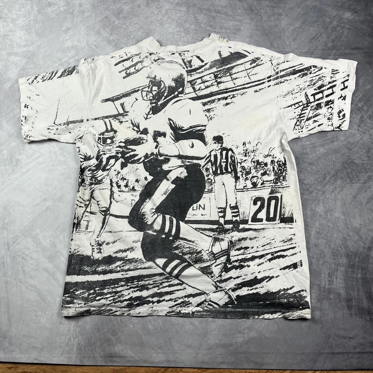 Designer Vintage 90s all over print football shirt Size US XL / EU 56 / 4 - 3 Thumbnail