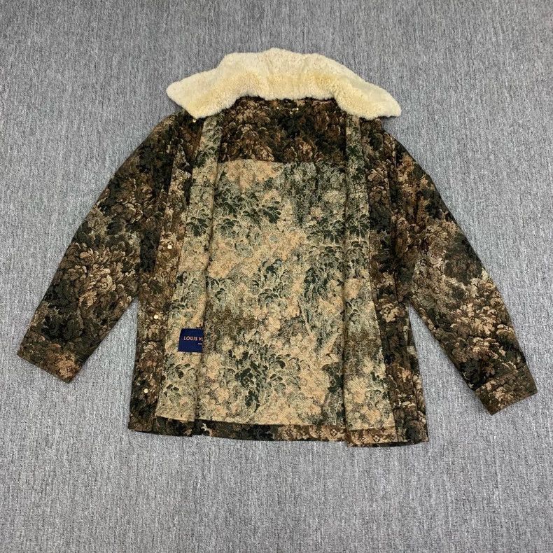 Louis Vuitton LOUIS VUITTON Camo Patchwork Tapestry Denim Jacket Size US L / EU 52-54 / 3 - 8 Thumbnail