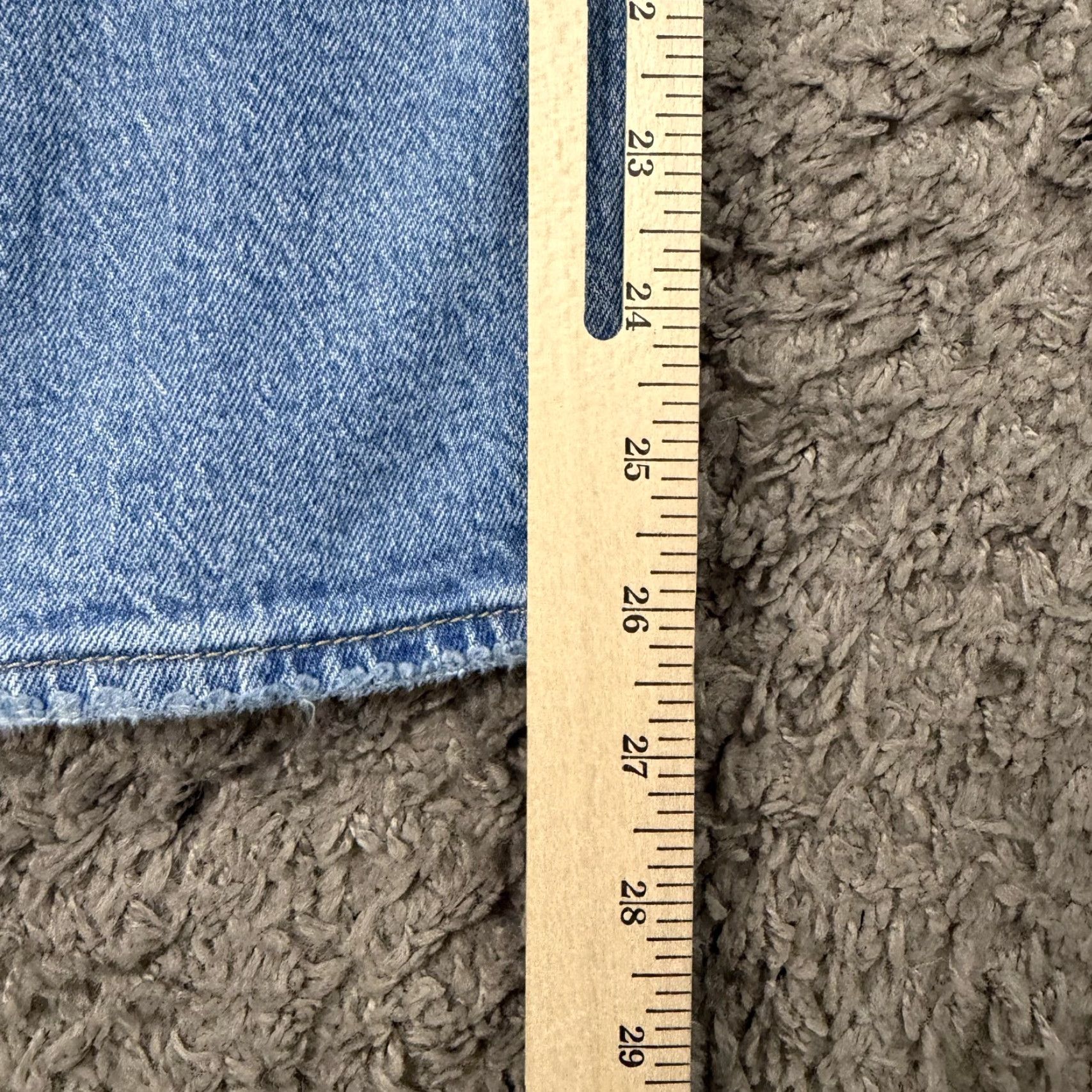Levi's VINTAGE Levi's Ribcage Jeans Women 27 Regular High Rise Ankle Straight Denim Blue 26x27 Jeans Mens Girls Size 26" / US 2 / IT 38 - 6 Thumbnail