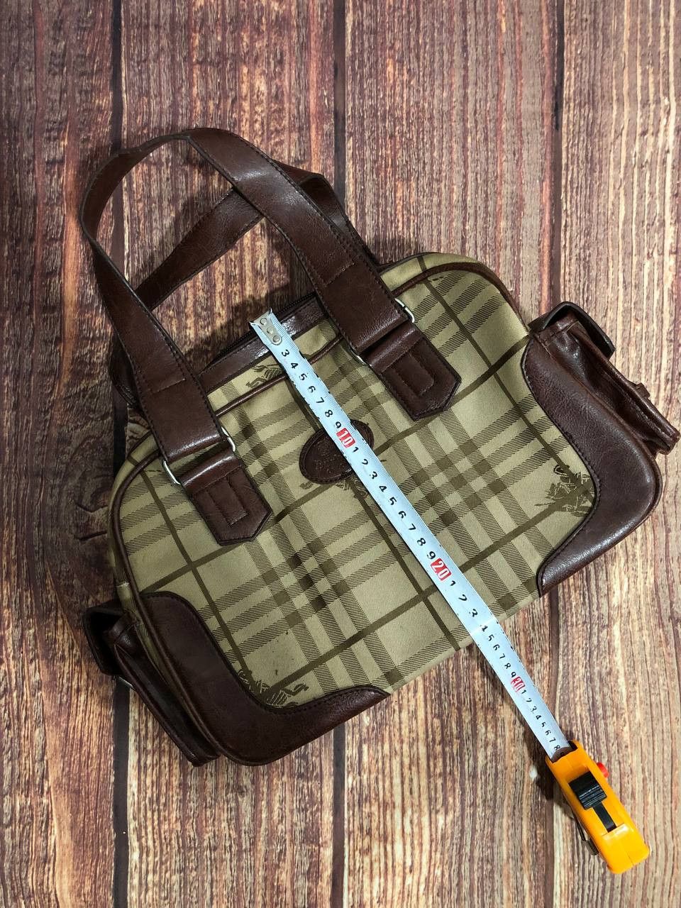 Burberry × Vintage Vintage Burberry Nova Check Bag Size ONE SIZE - 16 Thumbnail