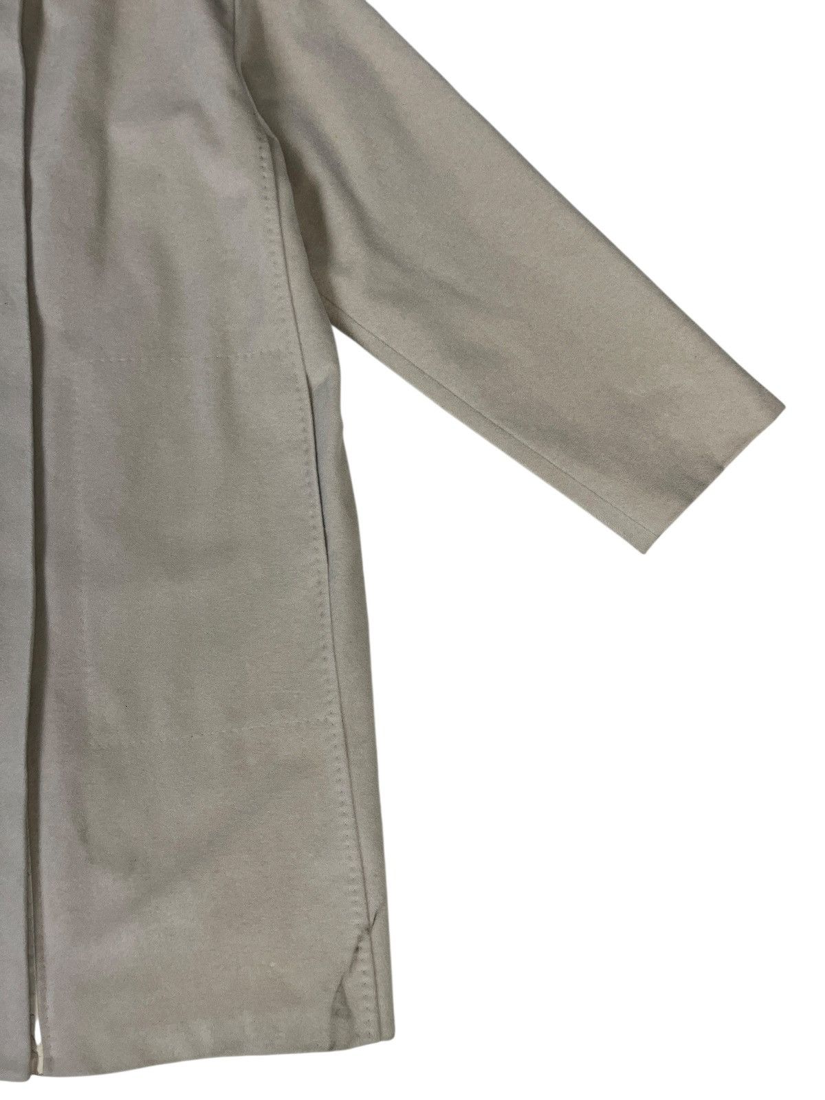Max Mara S’ Max Mara Made in Italy Wool Zip Up Long Coat with Hood Size M / US 6-8 / IT 42-44 - 6 Thumbnail