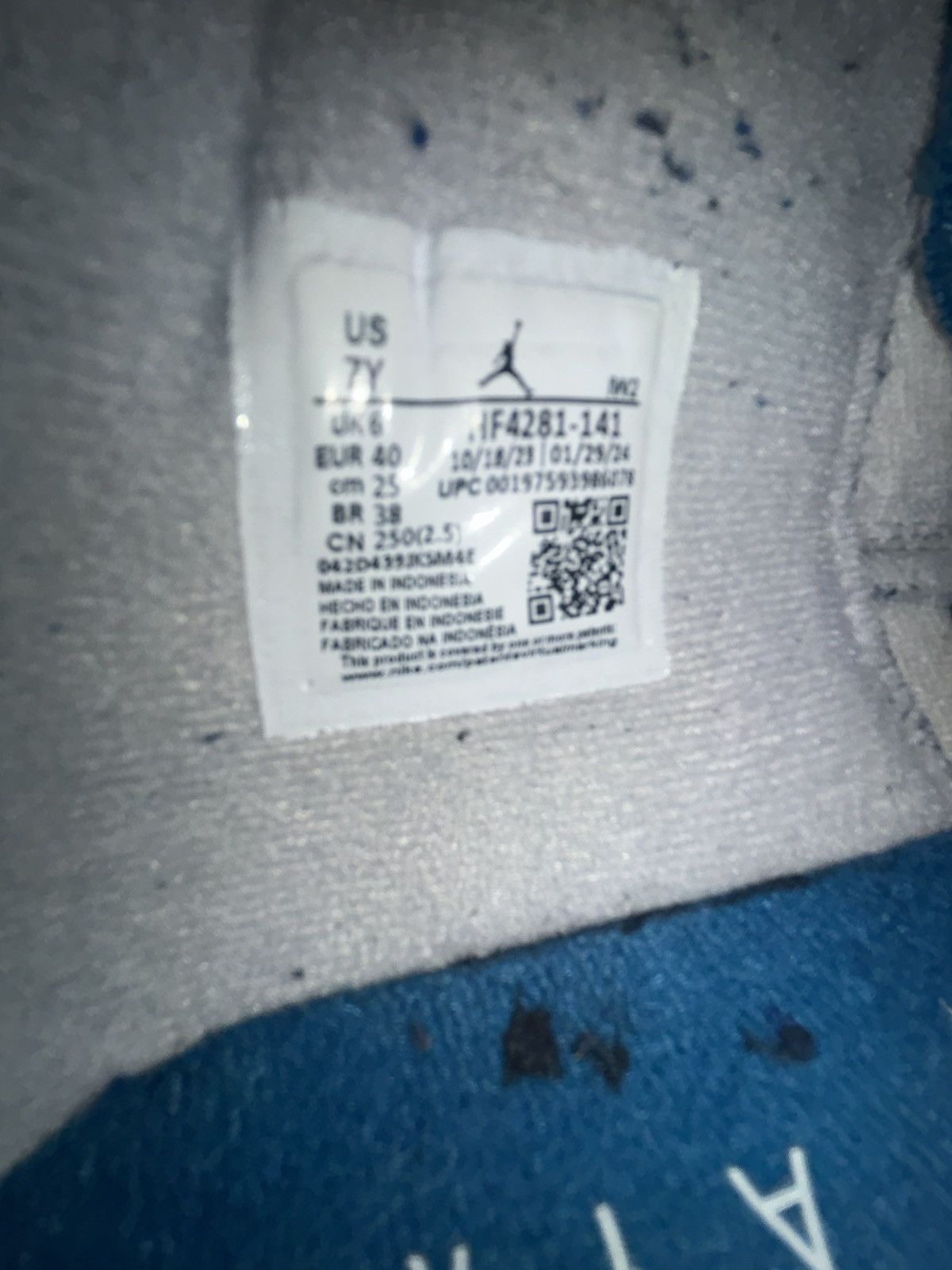 Jordan Brand Jordan retro 4 military blue Size US 7 / EU 40 - 7 Thumbnail